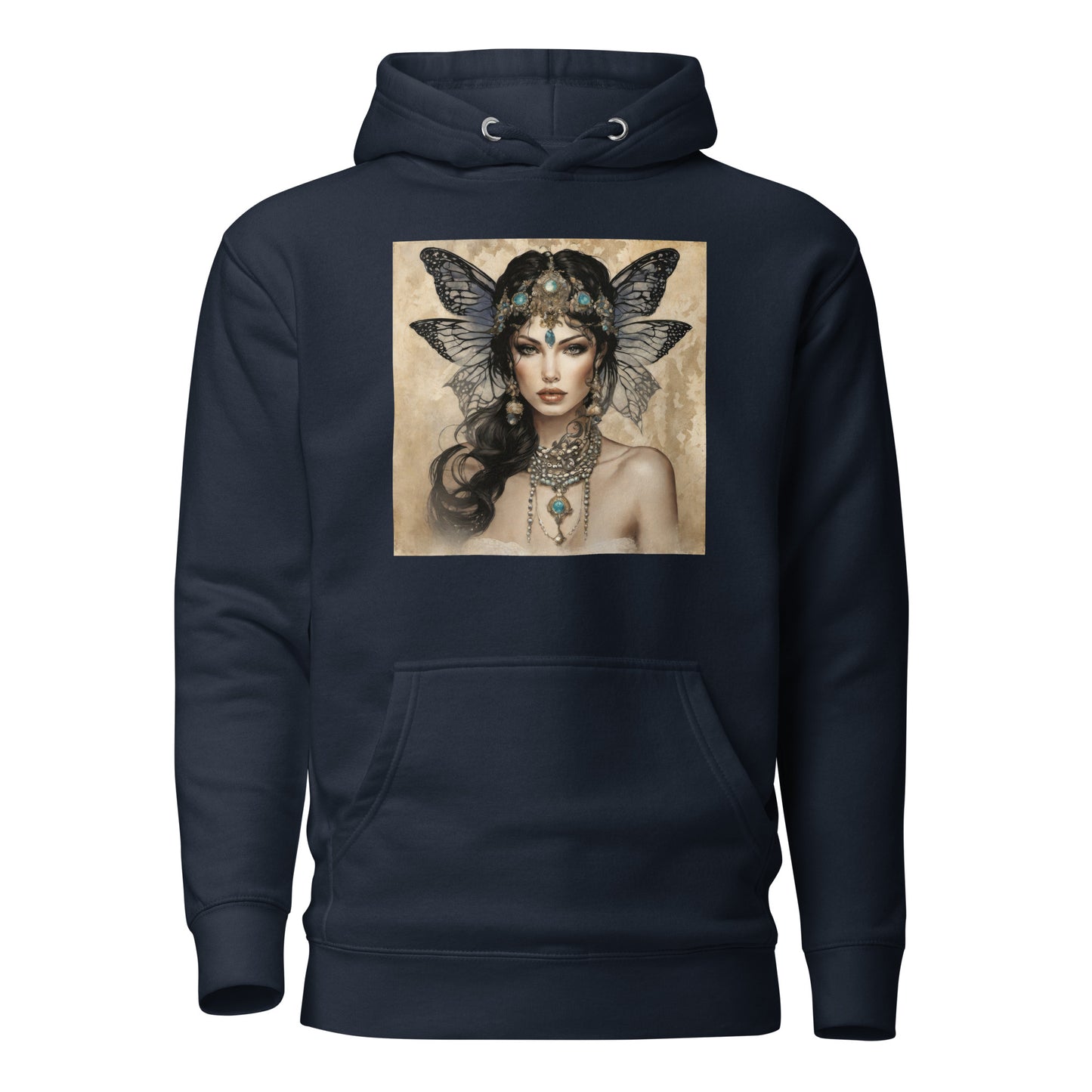 Alluring Fairy Women's Fantasy Hoodie Navy Blazer