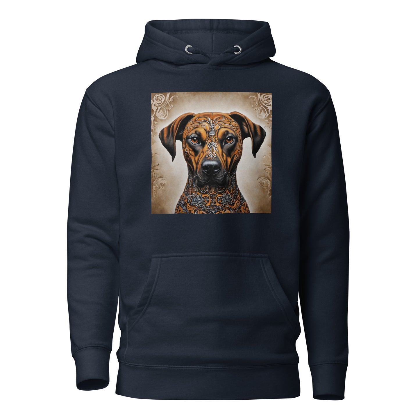 Deocorative Dog Women's Animal Hoodie Navy Blazer