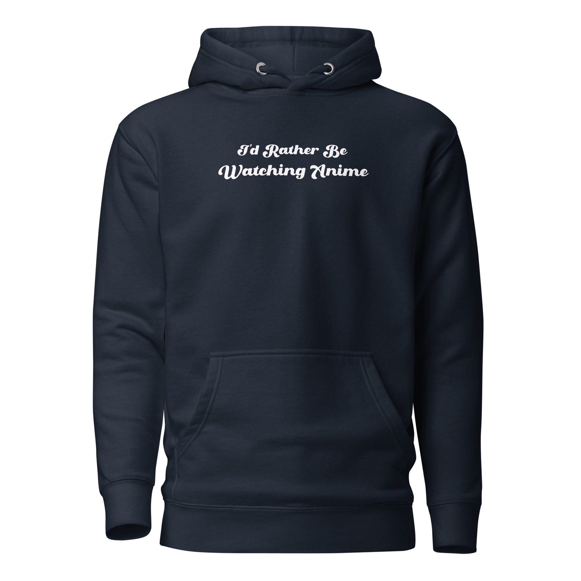 I'd Rather Be Watching Anime Women's Hoodie Navy Blazer