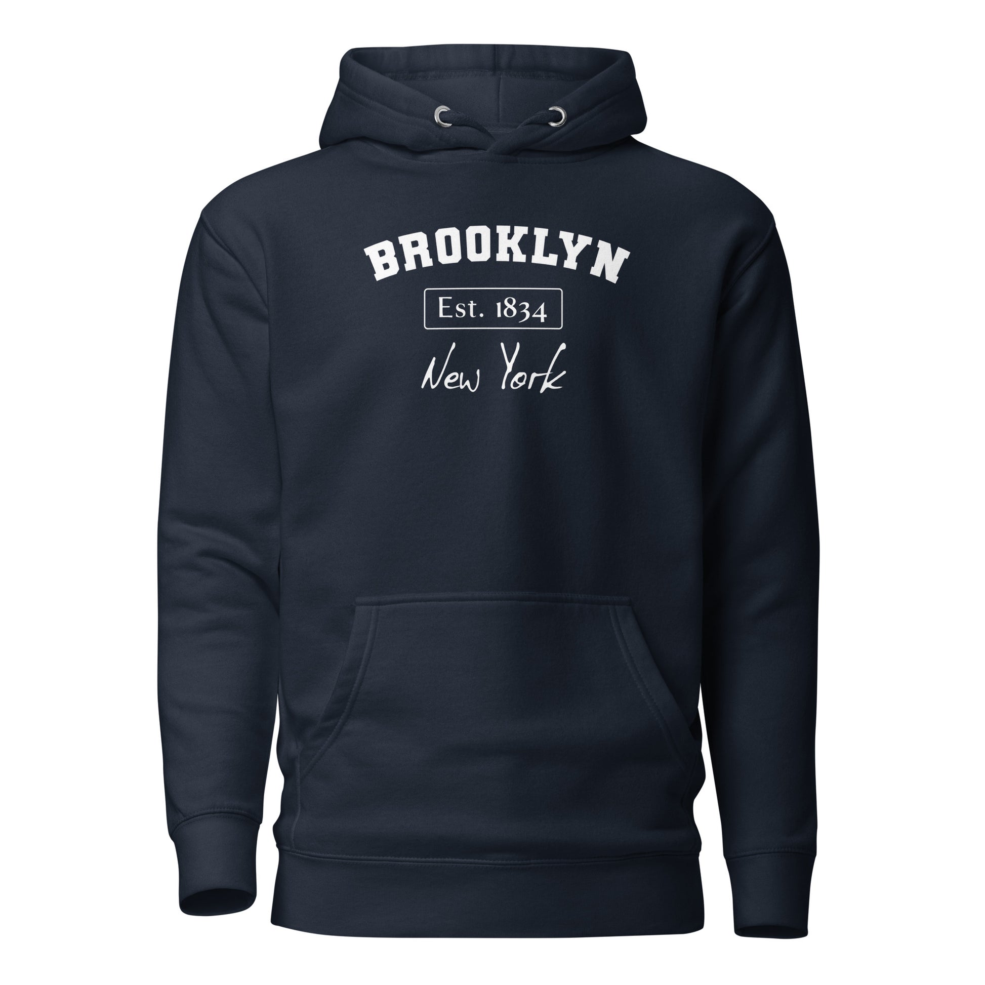 Brooklyn, New York Women's Hoodie Navy Blazer