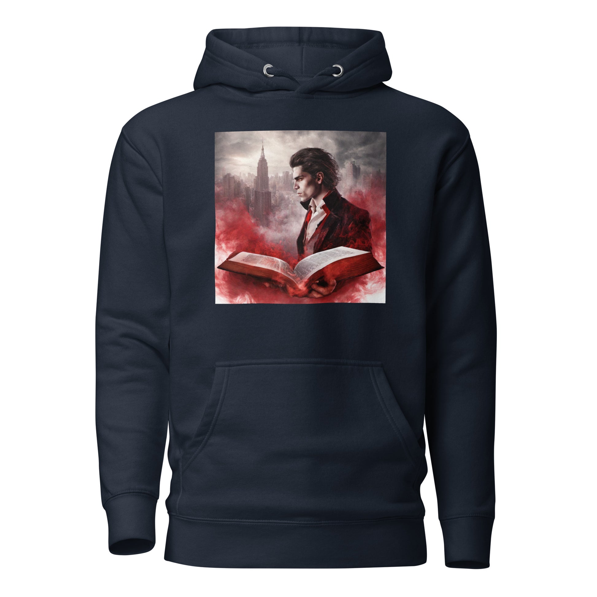 Women's Vampire Book Fan Hoodie Navy Blazer