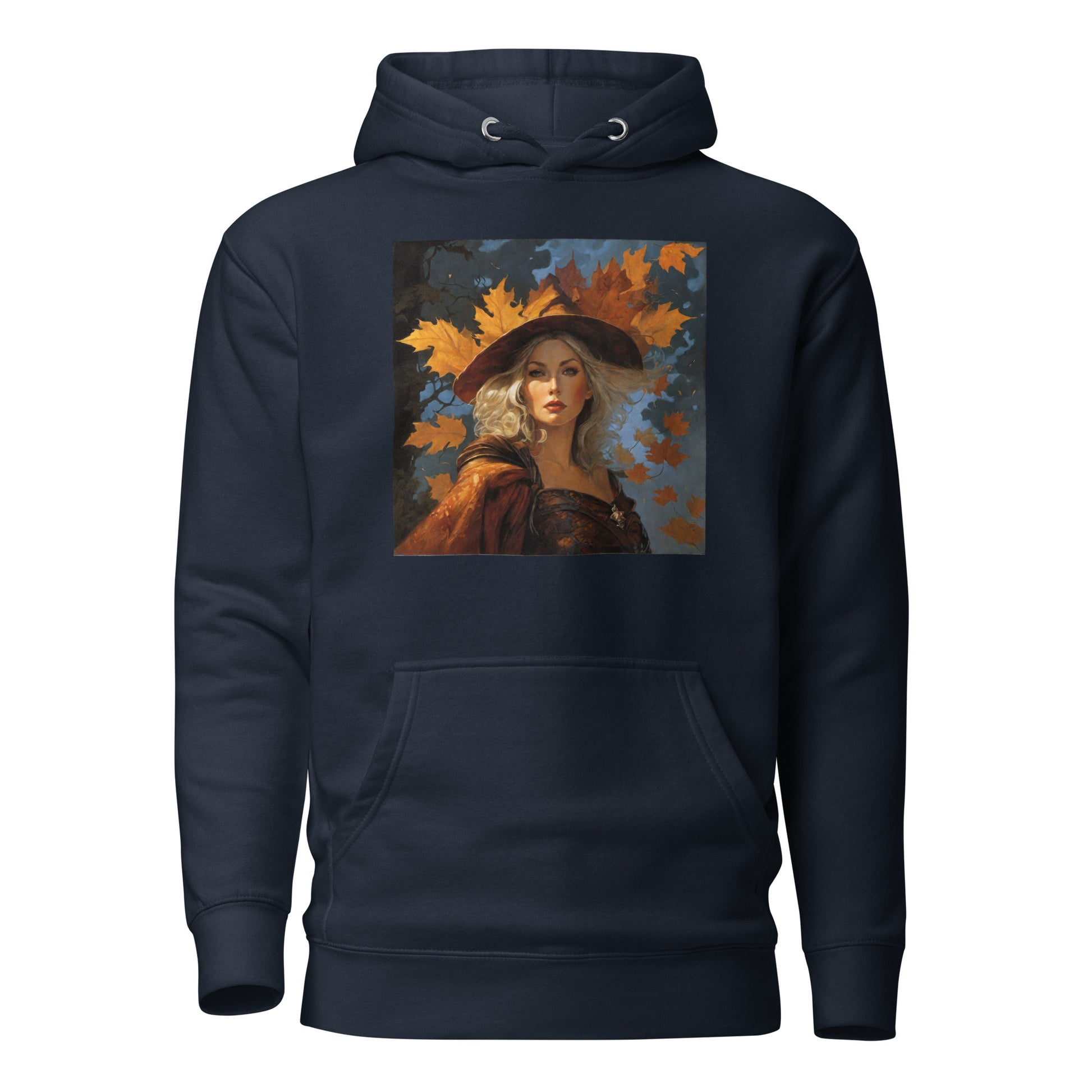 Autumn Queen Women's Fall Hoodie Navy Blazer