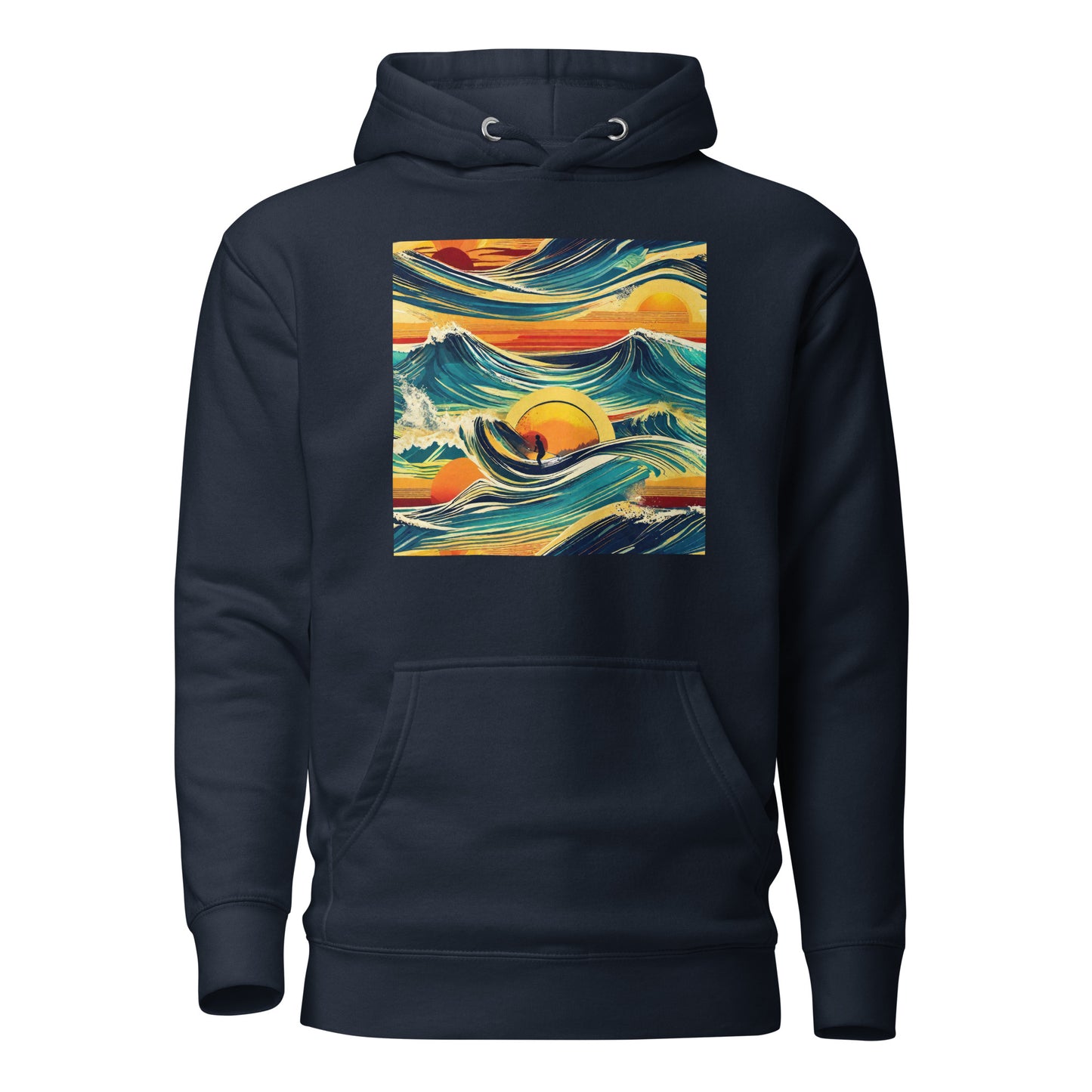 Surf's Up Women's Hoodie Navy Blazer