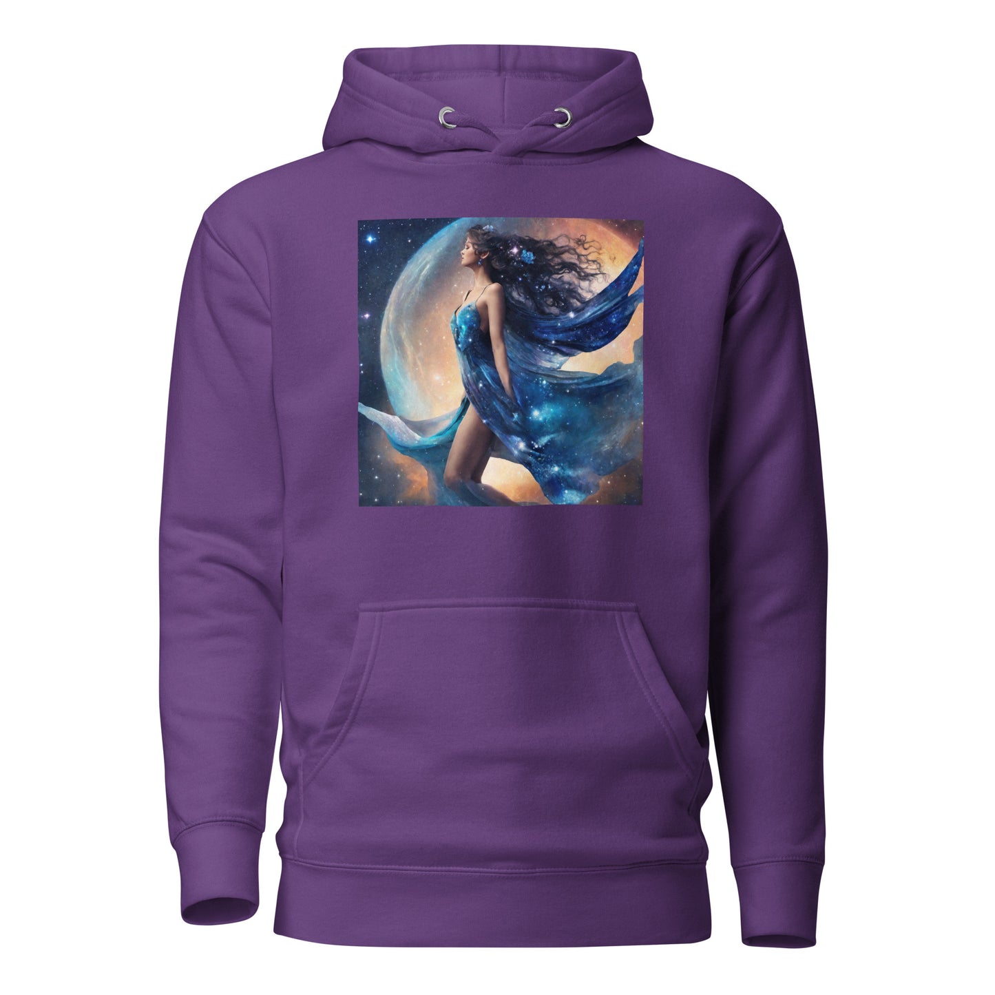 Blue Fairy Women's Hoodie Purple