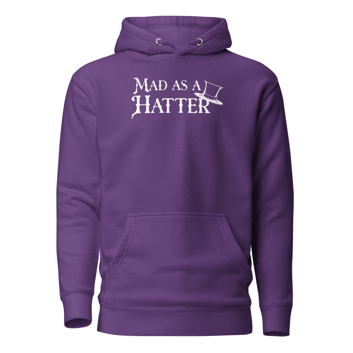 Mad as a Hatter Women's Hoodie Purple