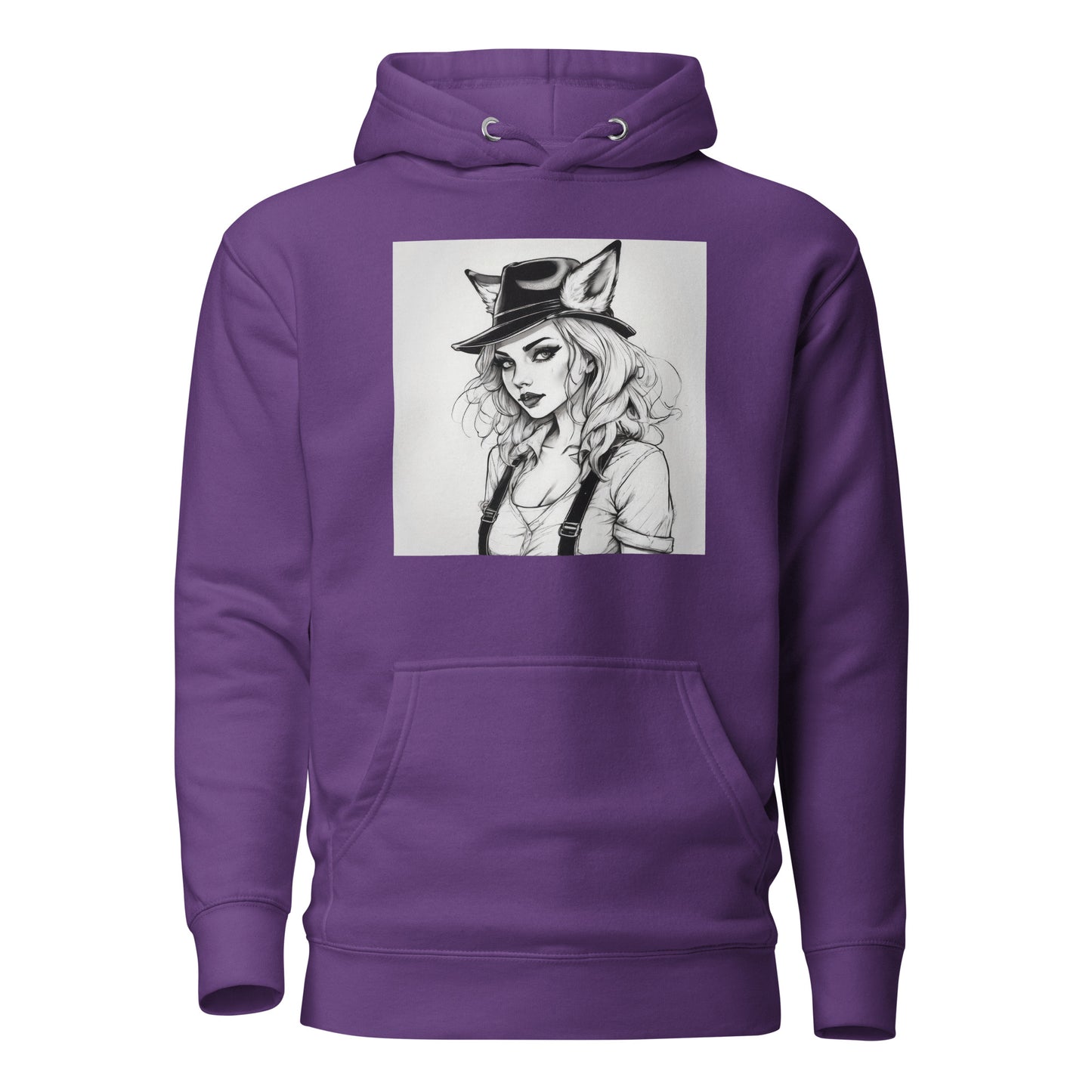 Foxy Lady Women's Hoodie Purple