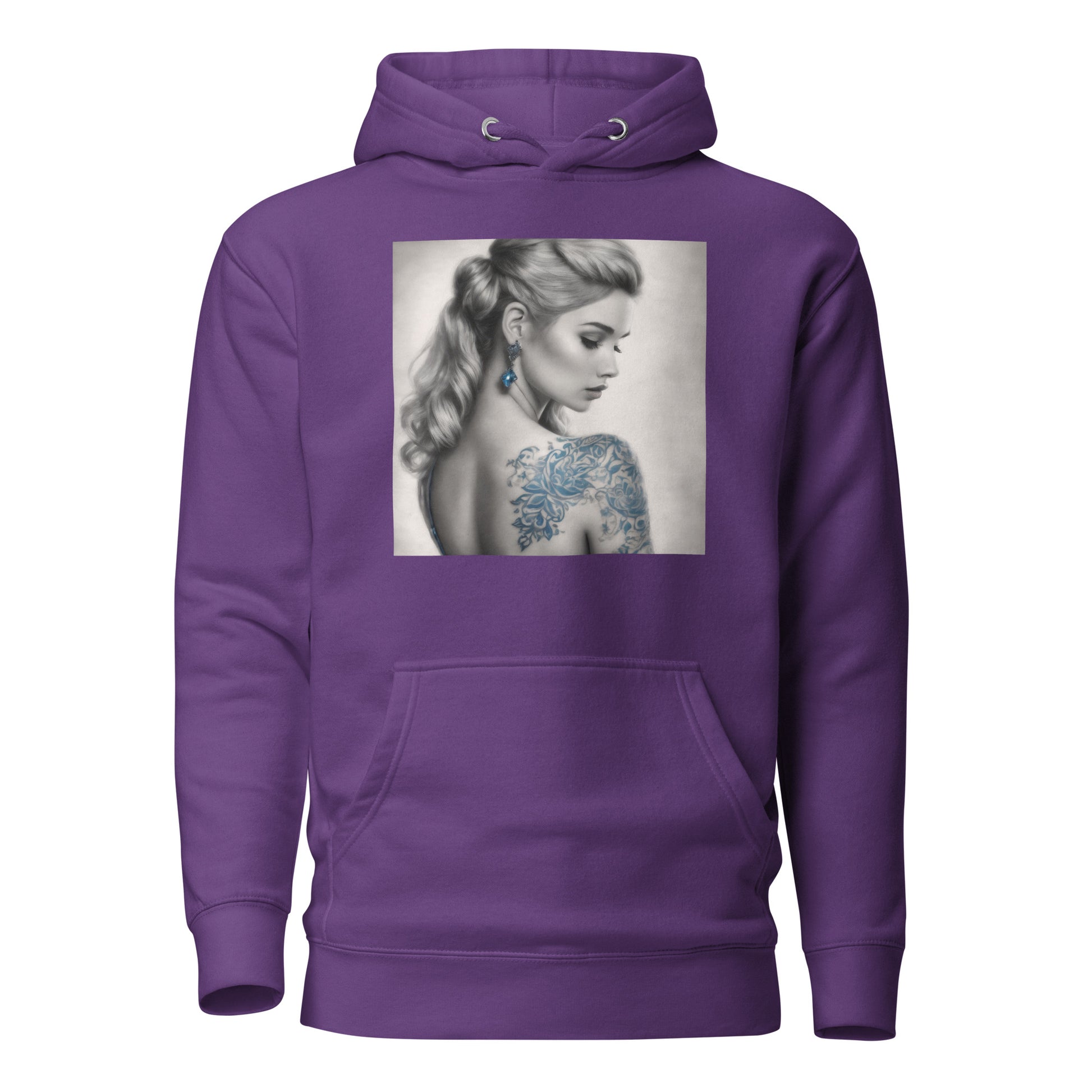 Inked Cinderella Women's Hoodie Purple