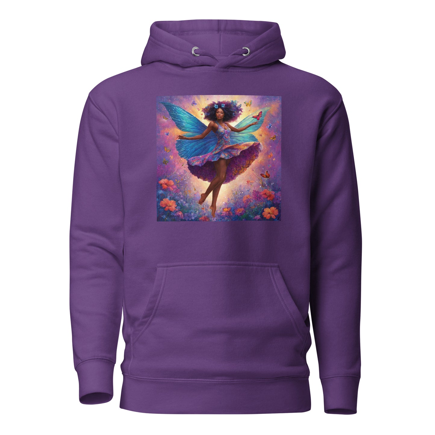 Peaceful Fairy Women's Hoodie Purple