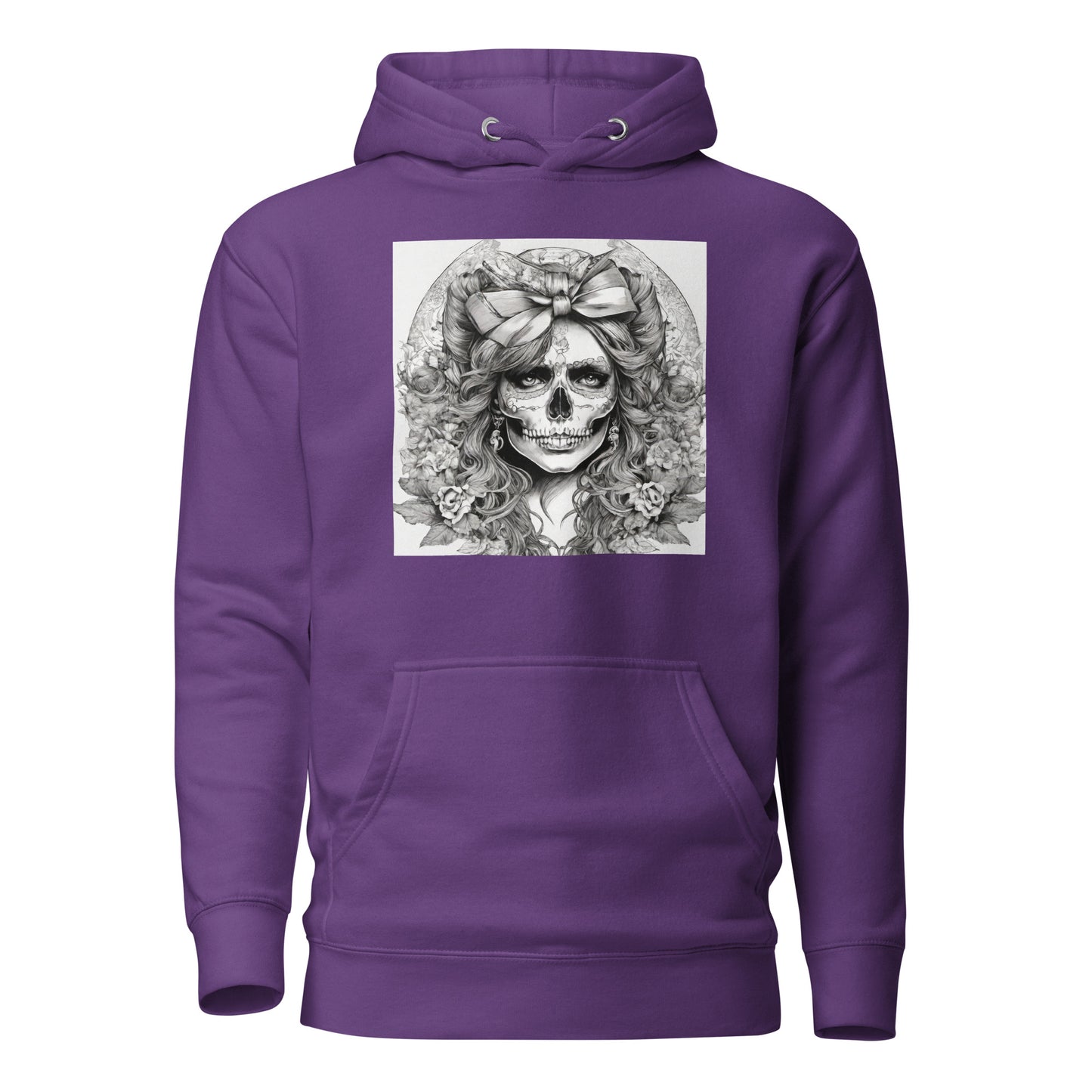 Day of the Dead Princess Hoodie Purple