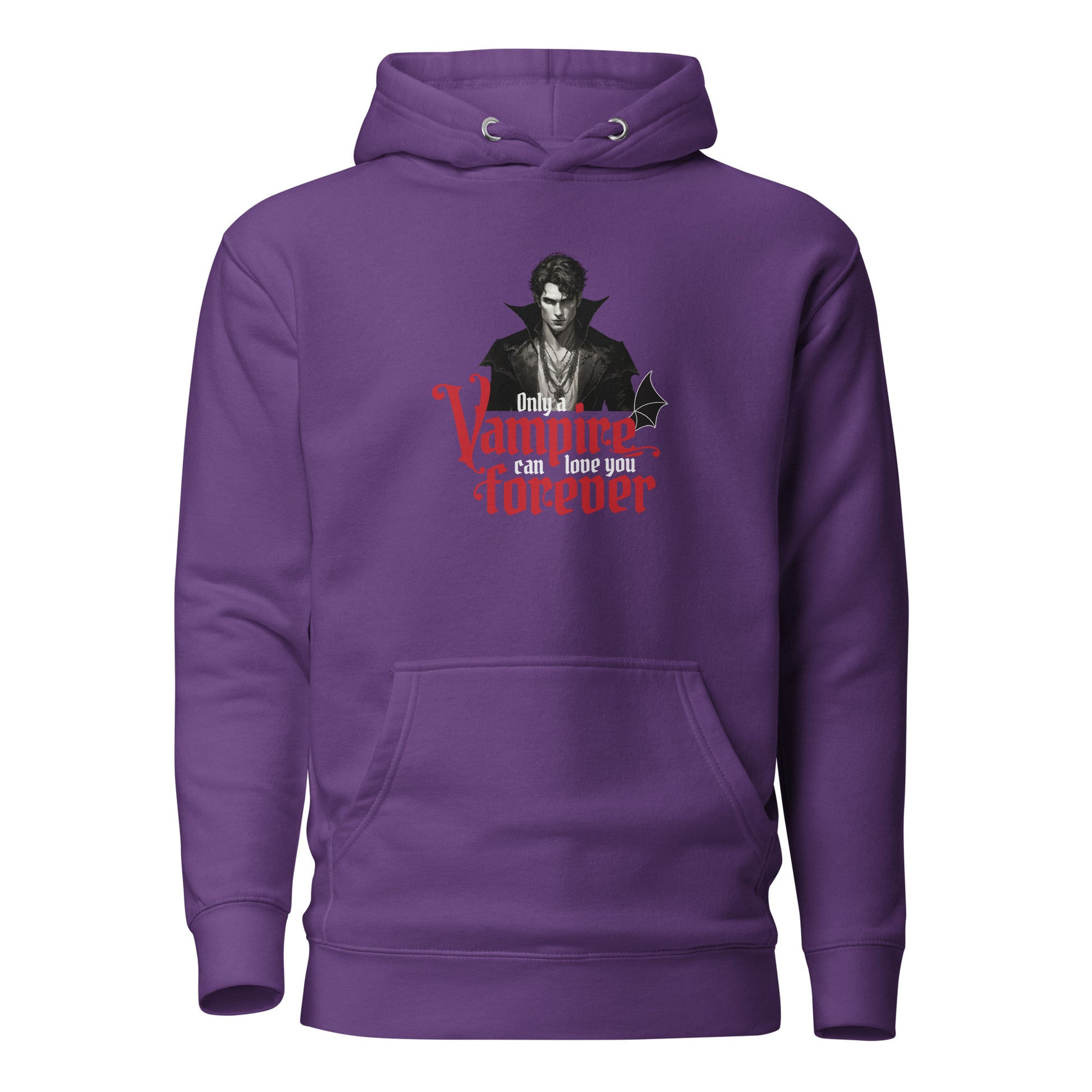 Only a Vampire Can Love You Forever Women's Hoodie Purple