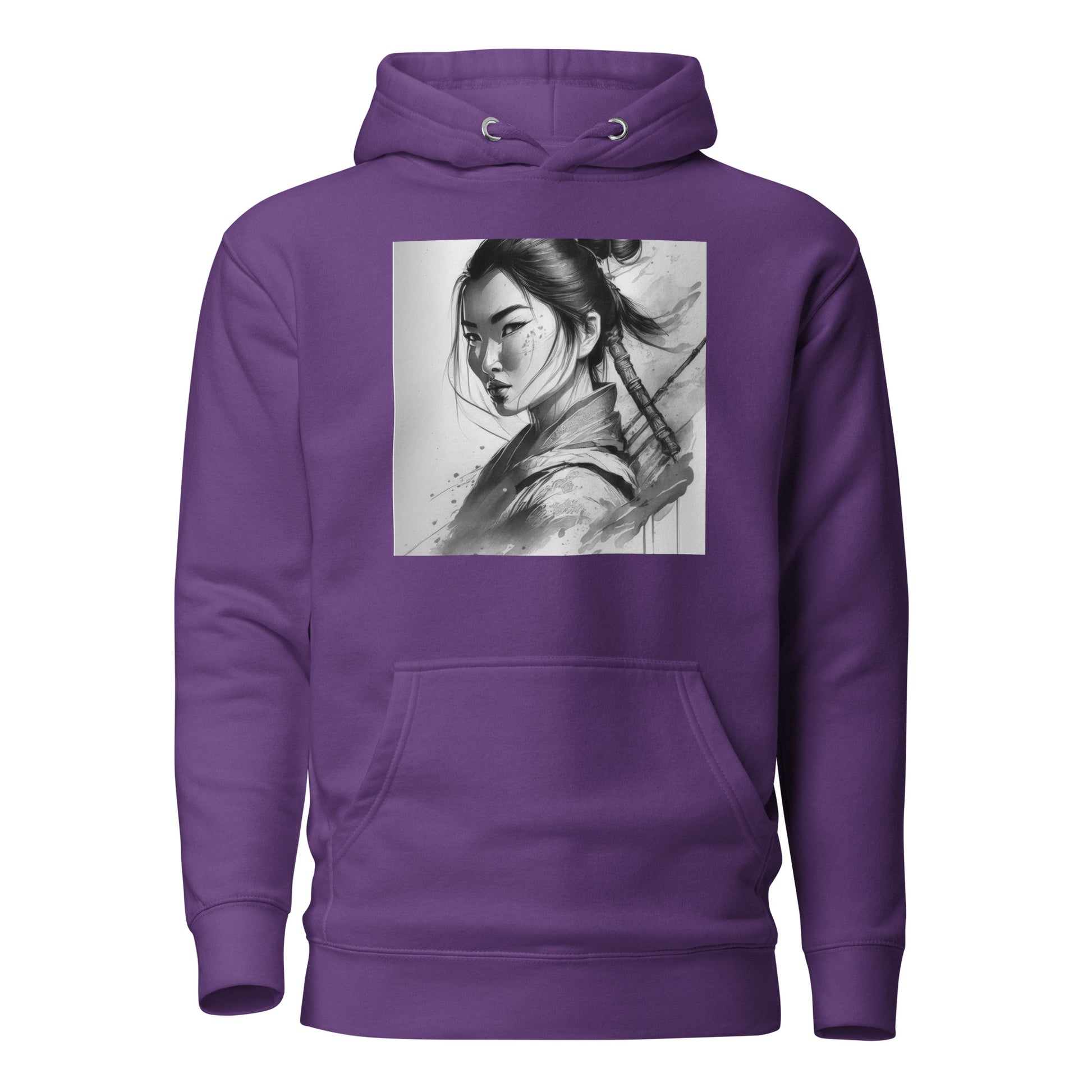 Legendary Mulan Women's Hoodie Purple