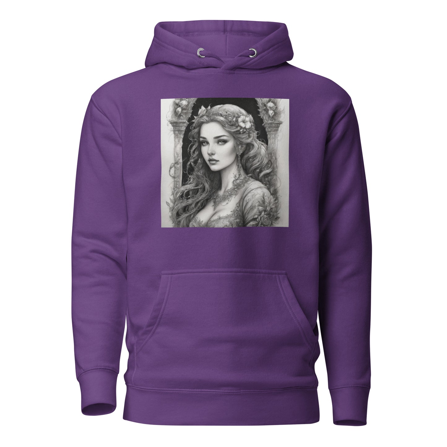 Belle from Beauty and the Beast Women's Hoodie Purple