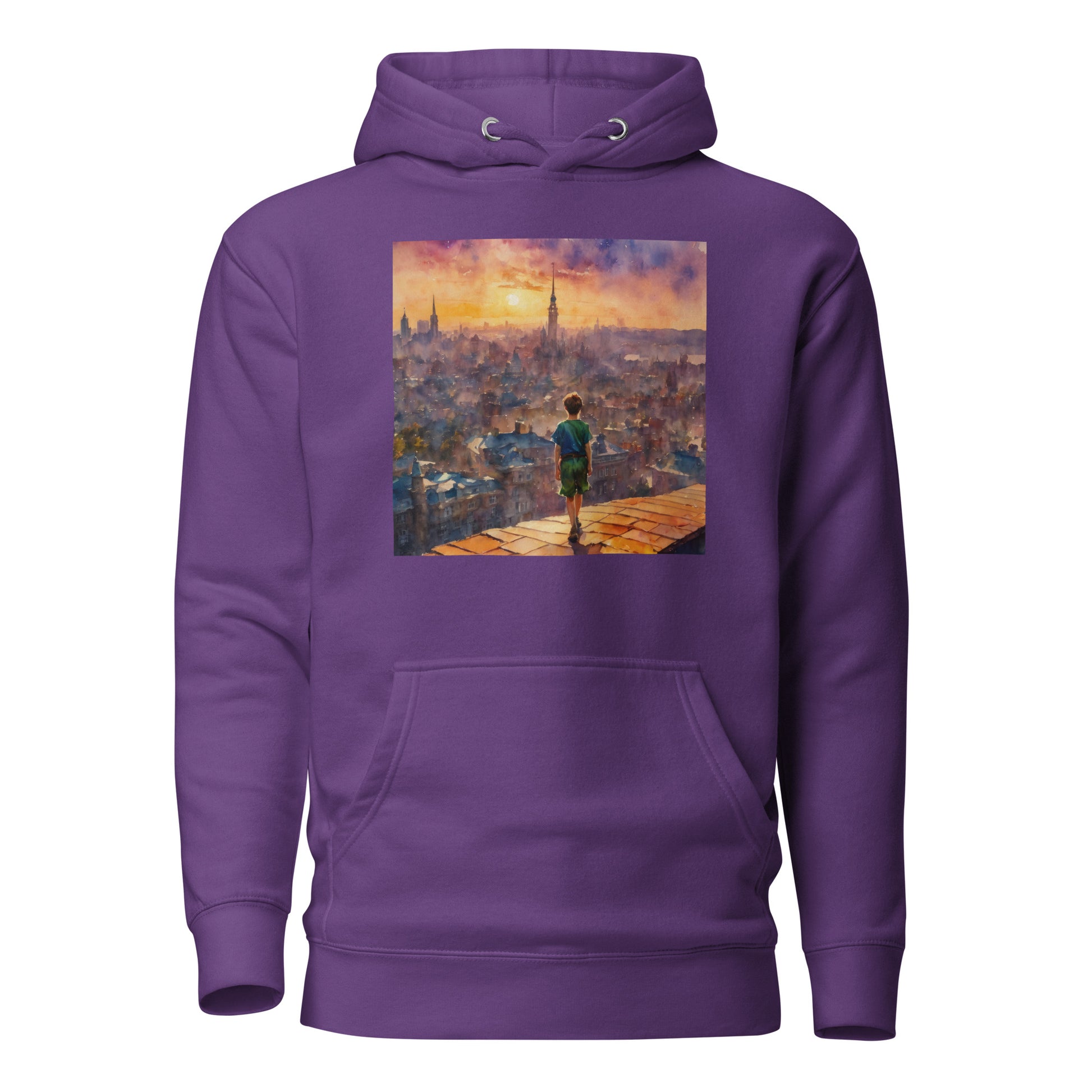 Peter Pan's World Women's Hoodie Purple