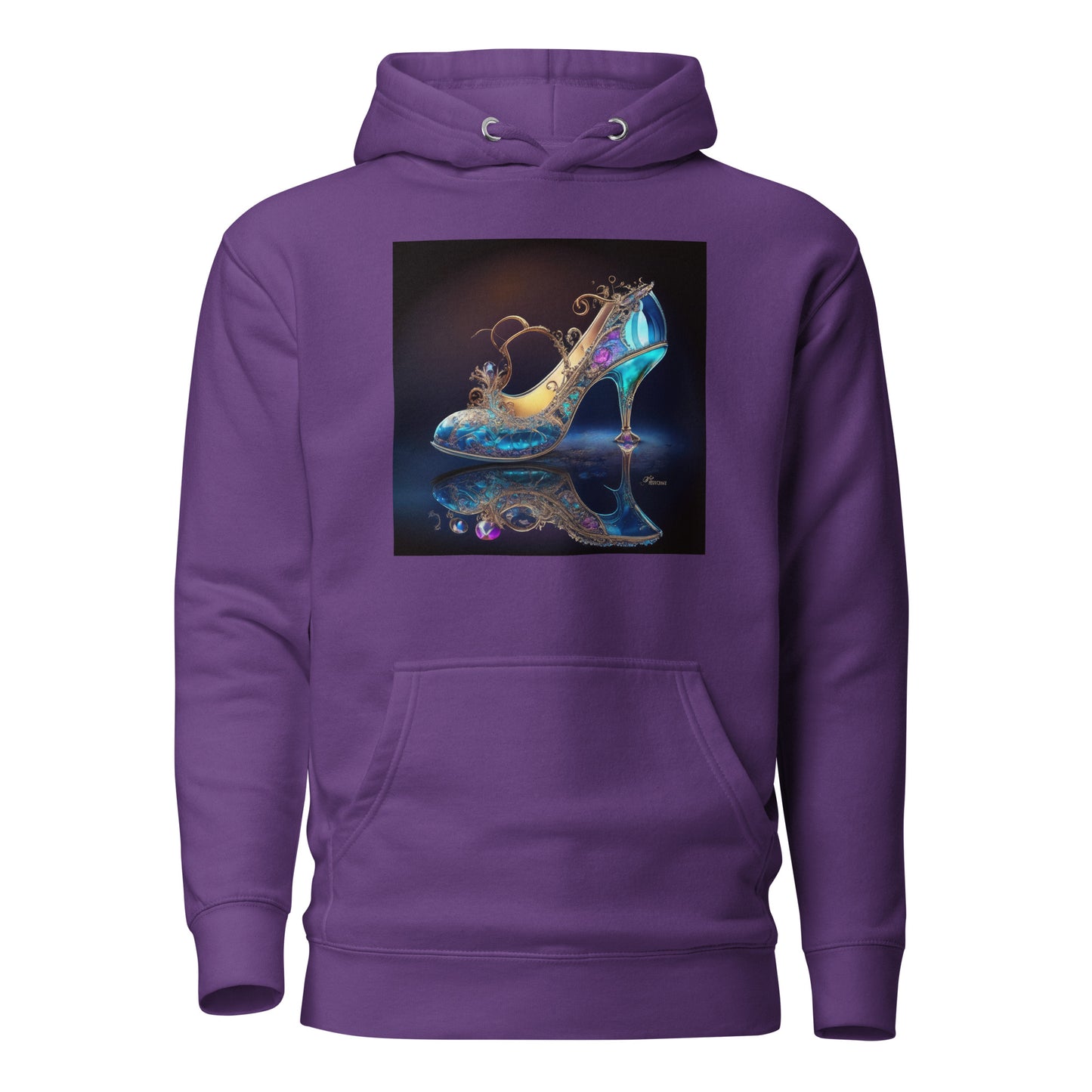 Cinderella's Glass Slipper Women's Fairy Tale Hoodie Purple