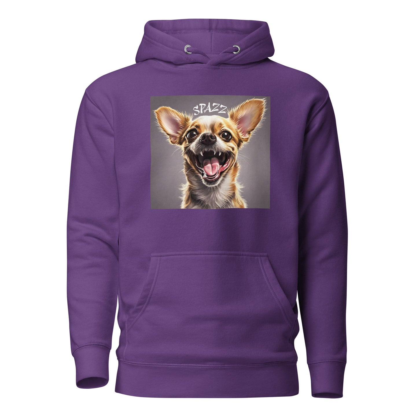 Spazz Women's Funny Hoodie Purple