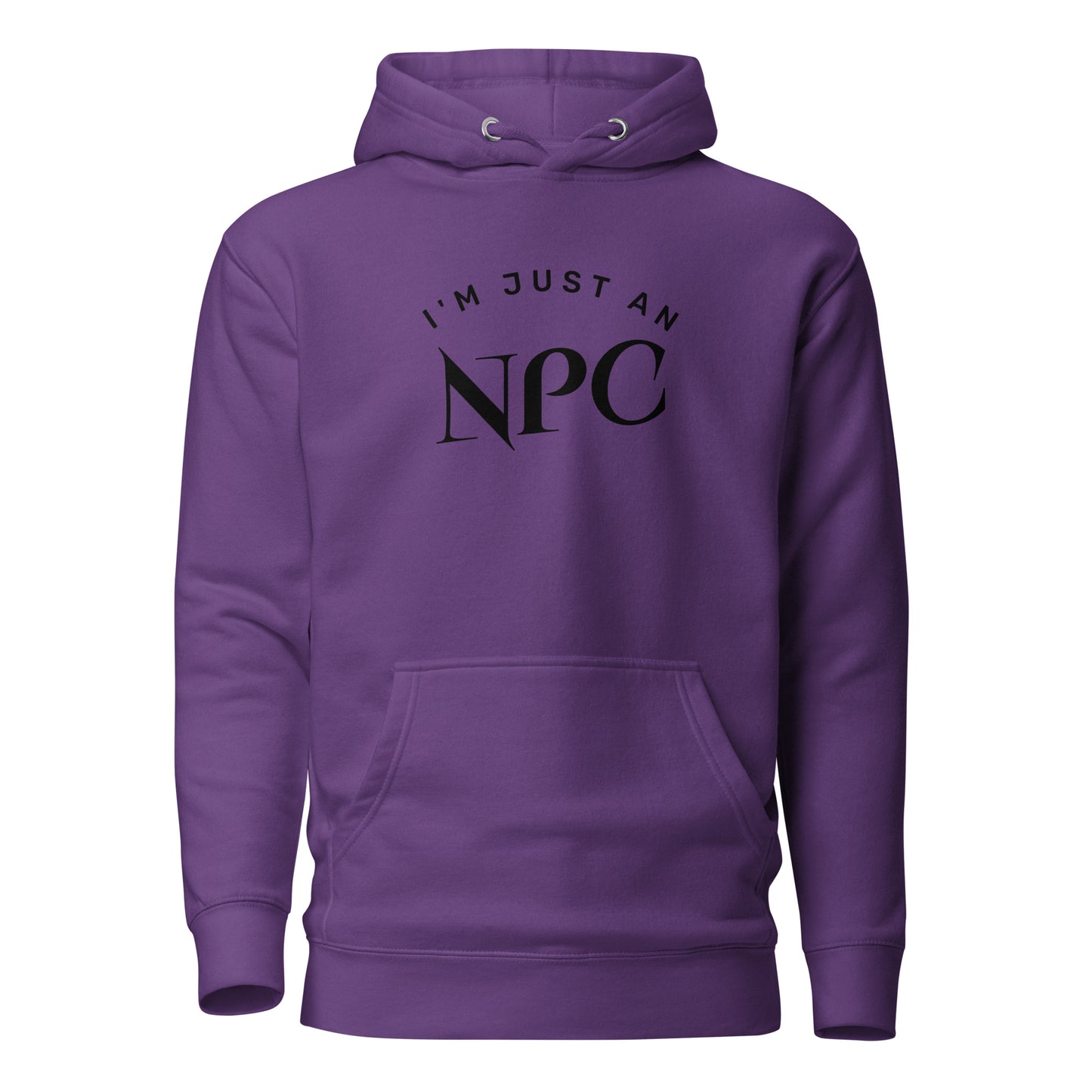 I'm Just an NPC Women's Funny Hoodie Purple