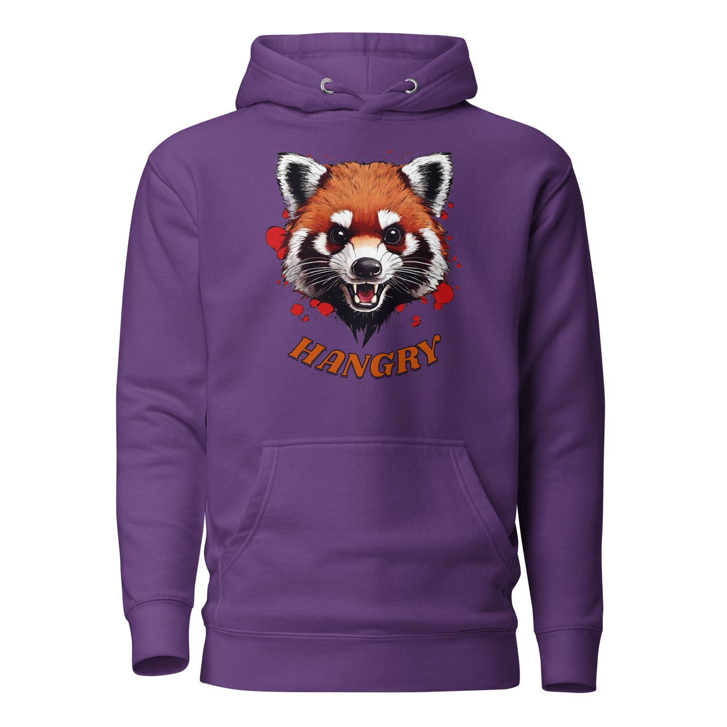 Hangry Women's Funny Hoodie Purple