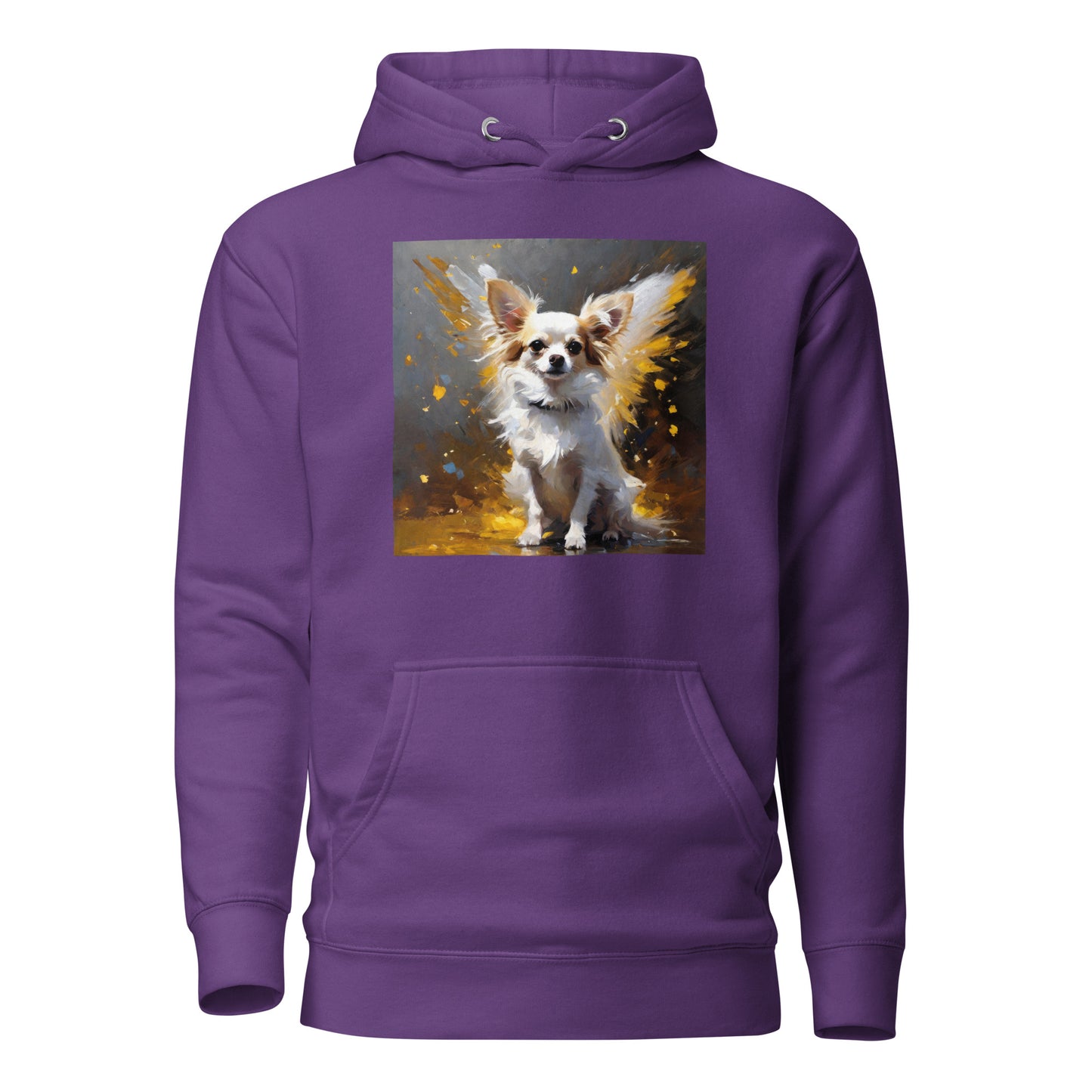 Angel Chihuahua Women's Dog Lover Hoodie Purple