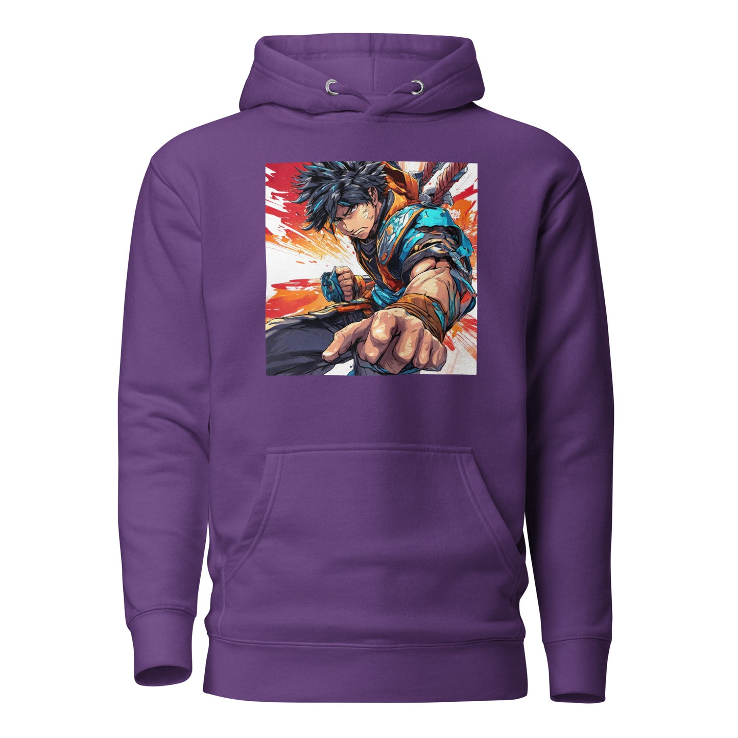 Dauntless Hero Women's Anime Hoodie Purple