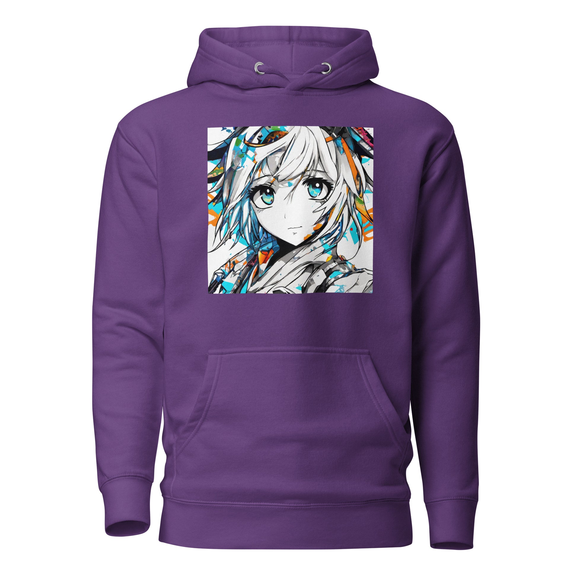 Women's Anime Addict Hoodie Purple