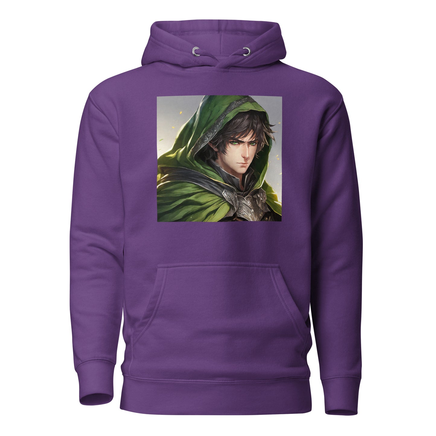 Elven Protector Women's Anime Hoodie Purple