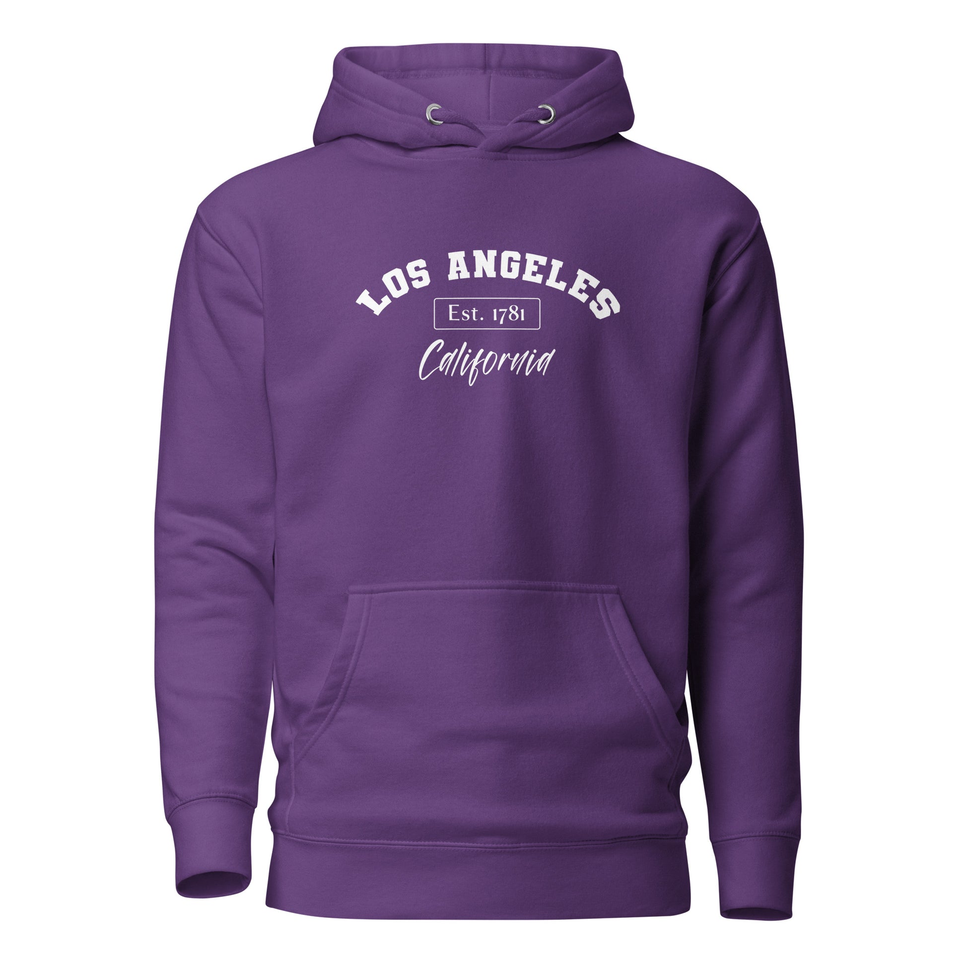 Los Angeles, California Women's Hoodie Purple