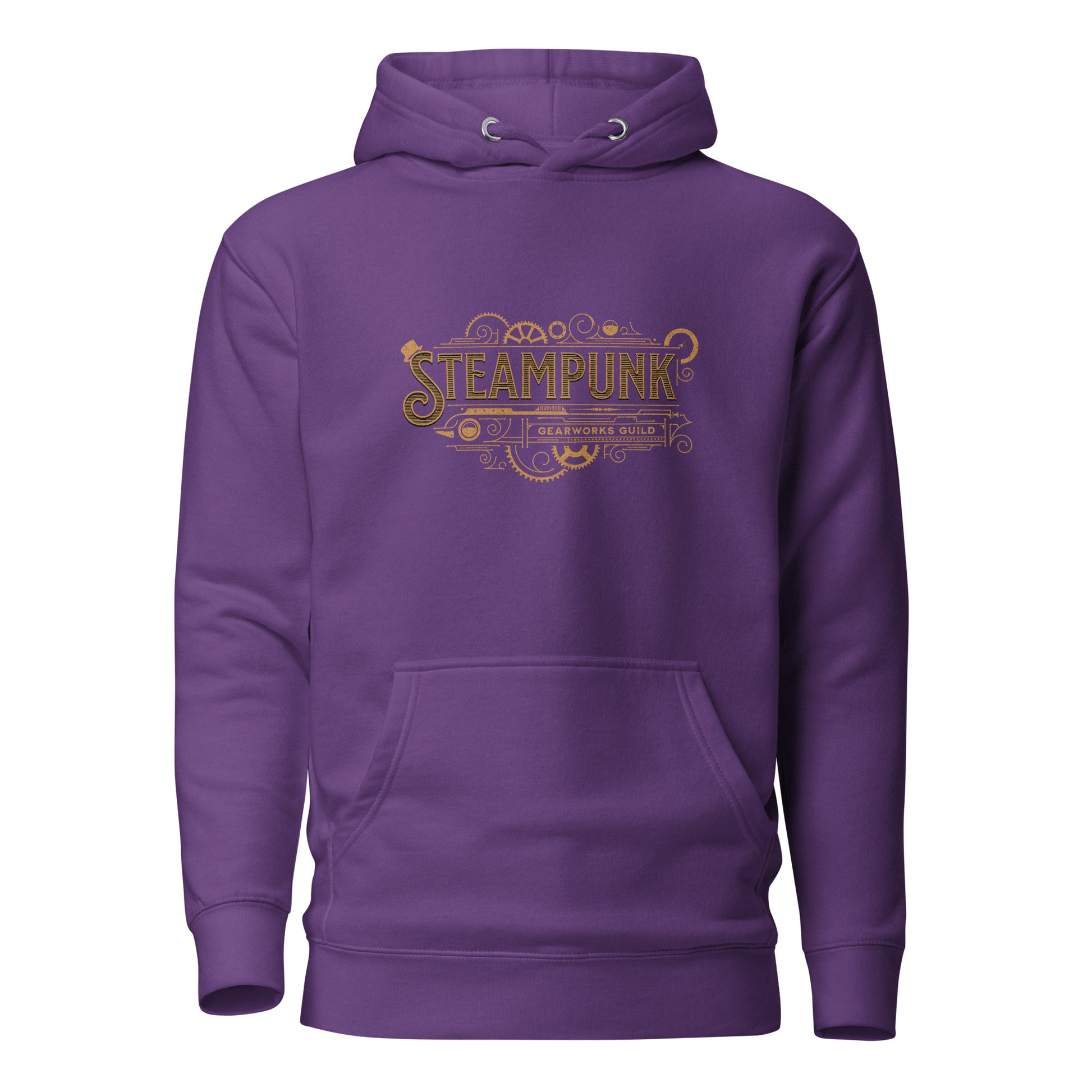 Steampunk Gearworks Guild Women's Hoodie Purple