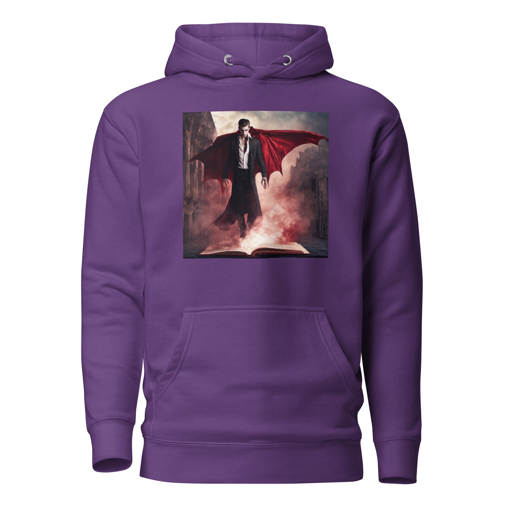 Women's Vampire Book Lover Hoodie Purple