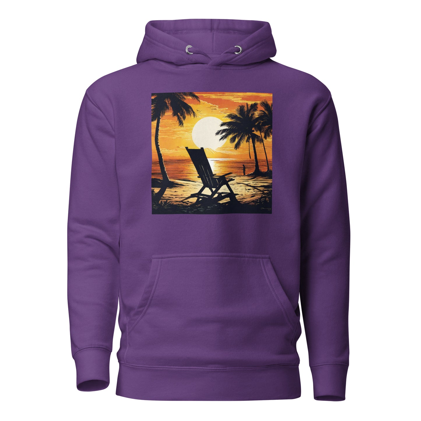 Summer Paradise Women's Hoodie Purple