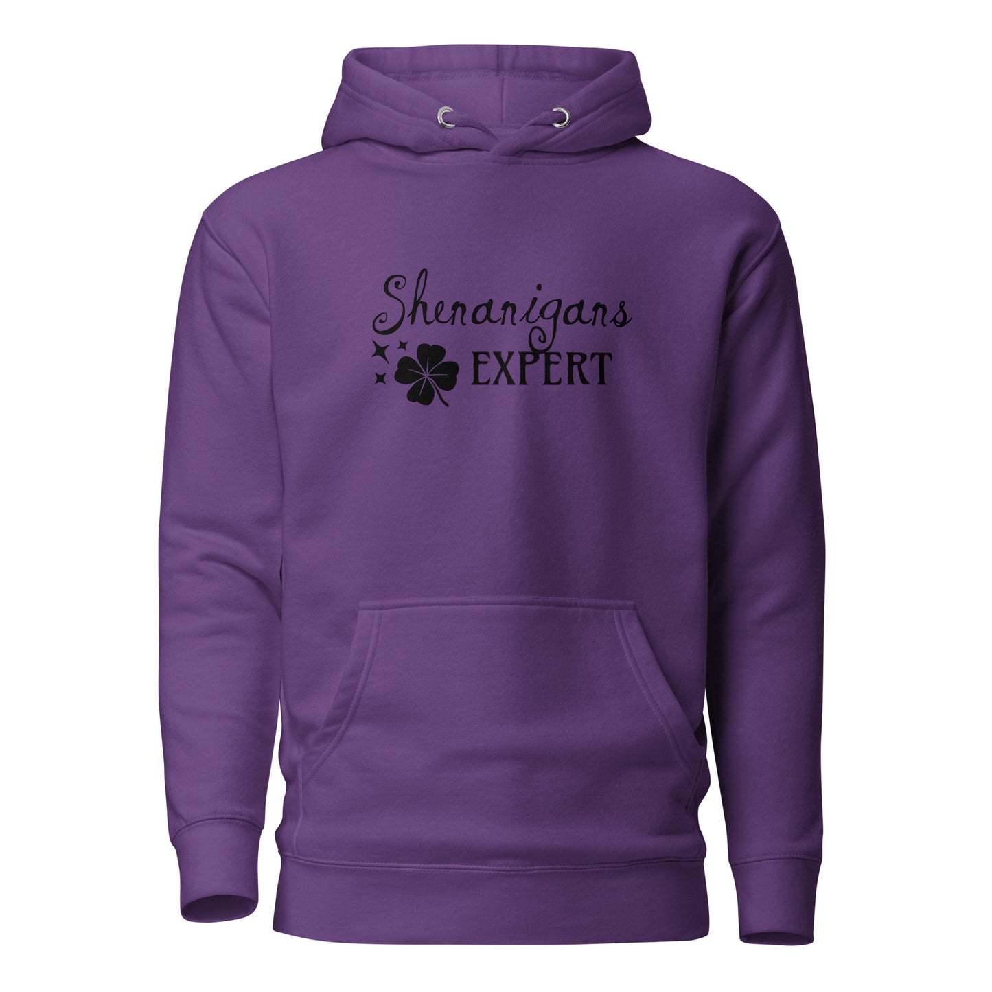 Shenanigans Expert Women's St Patty's Day Hoodie Purple