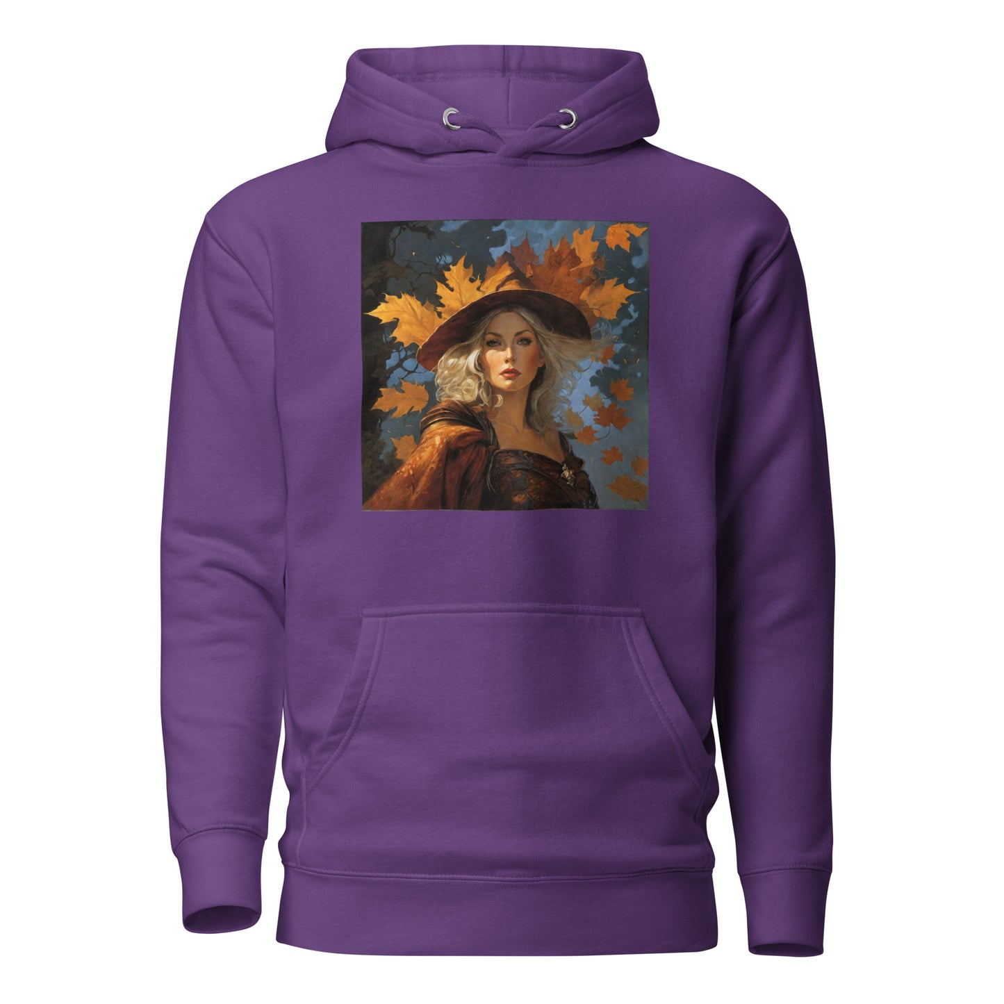 Autumn Queen Women's Fall Hoodie Purple