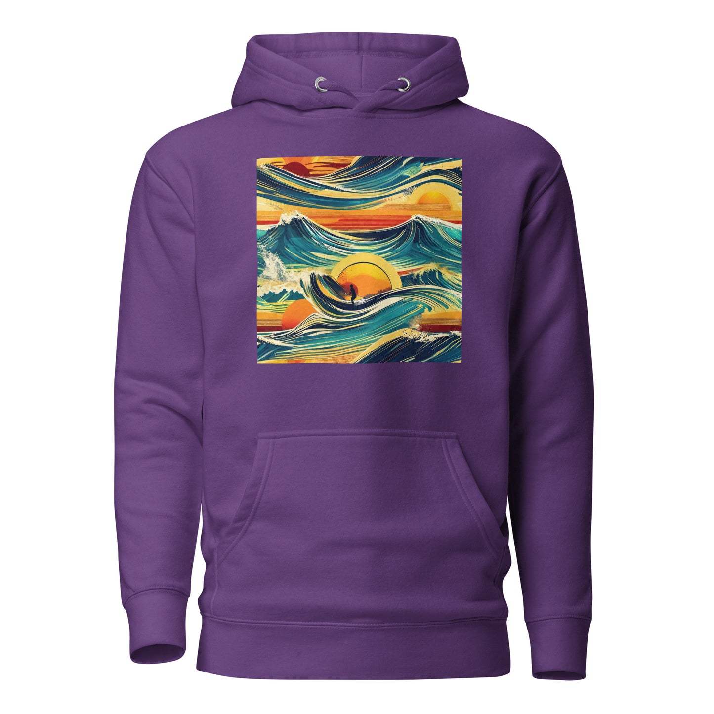 Surf's Up Women's Hoodie Purple