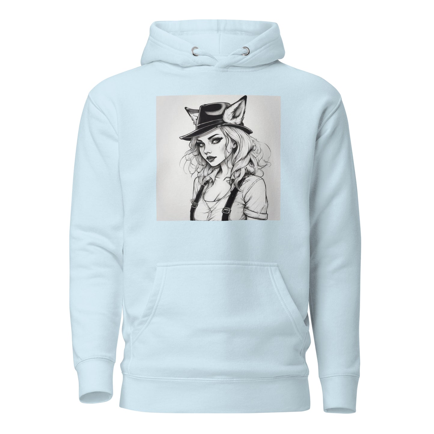 Foxy Lady Women's Hoodie Sky Blue