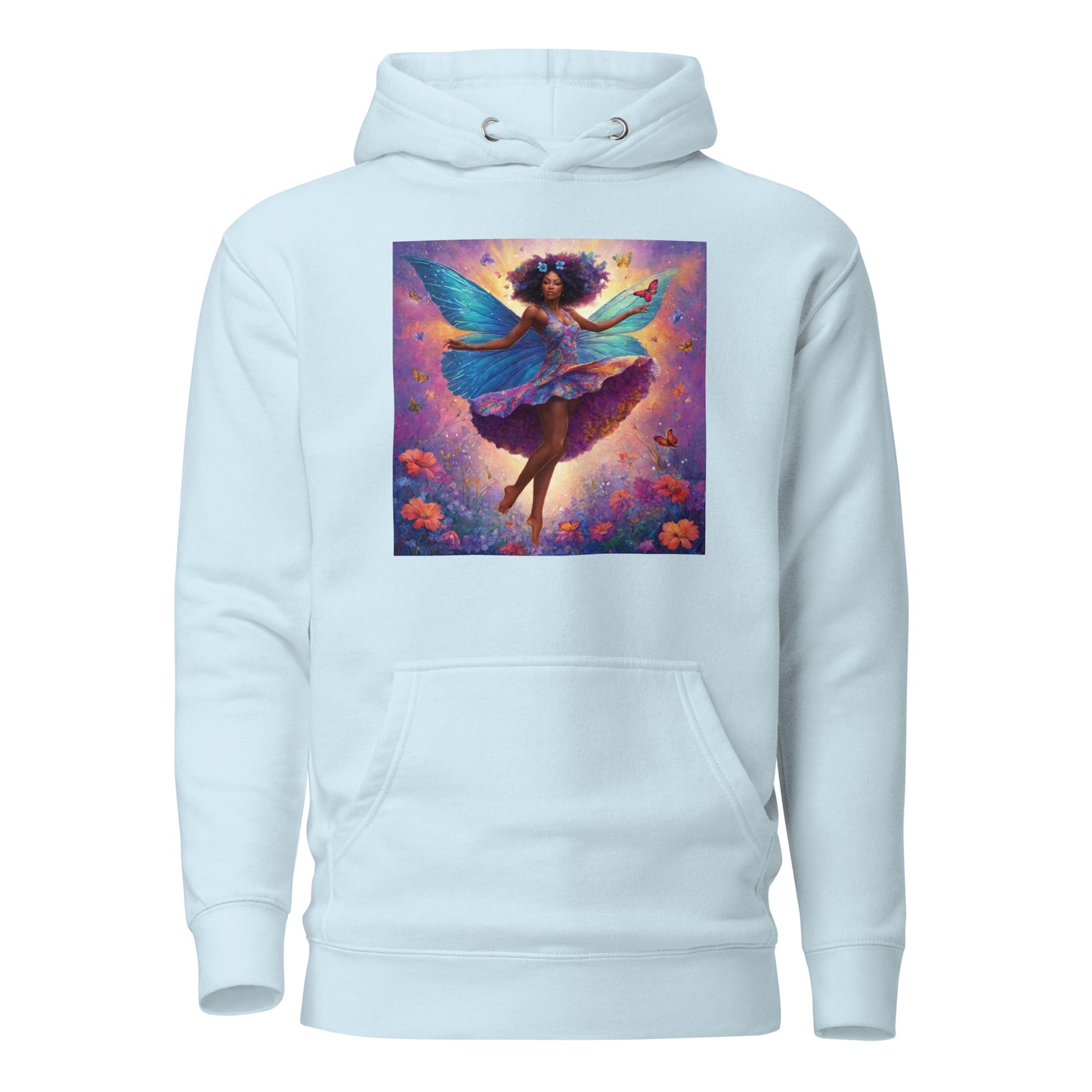 Peaceful Fairy Women's Hoodie Sky Blue