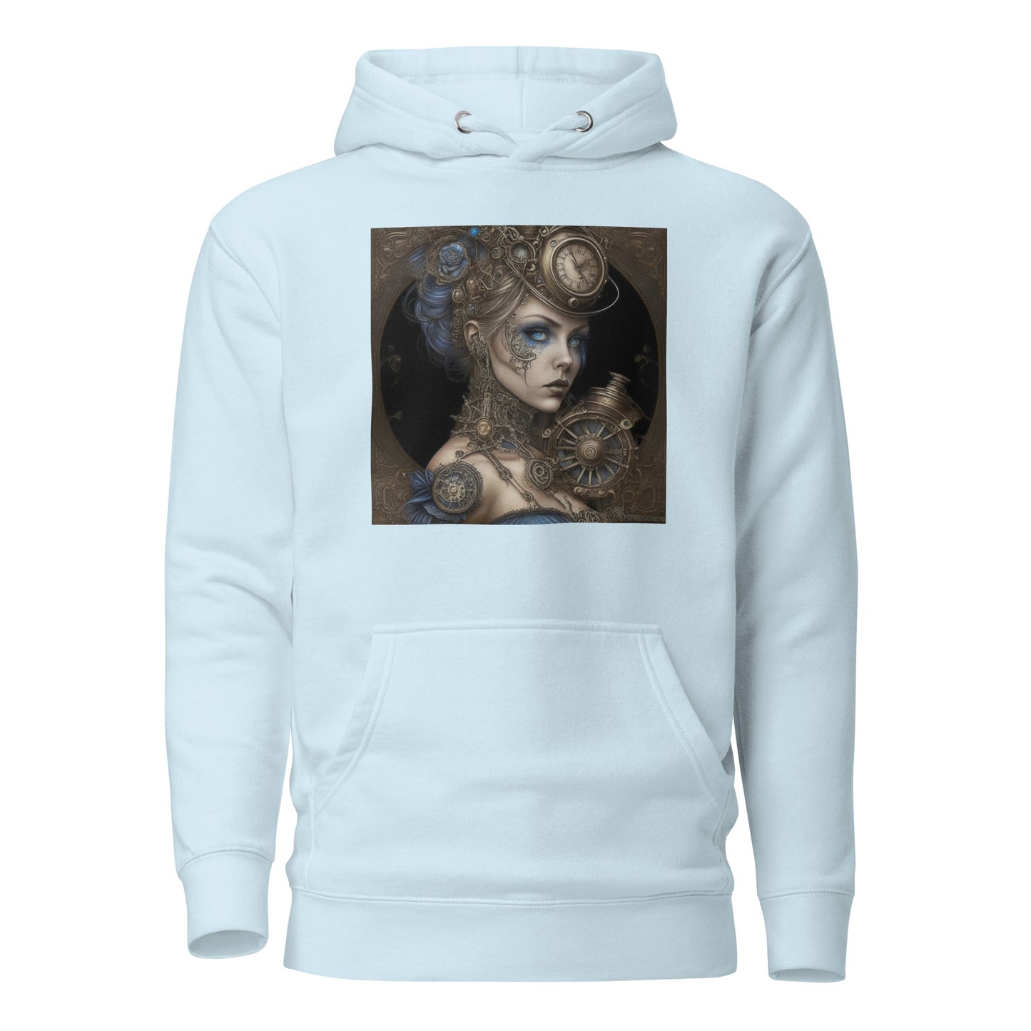 Steampunk Cinderella Women's Hoodie Sky Blue