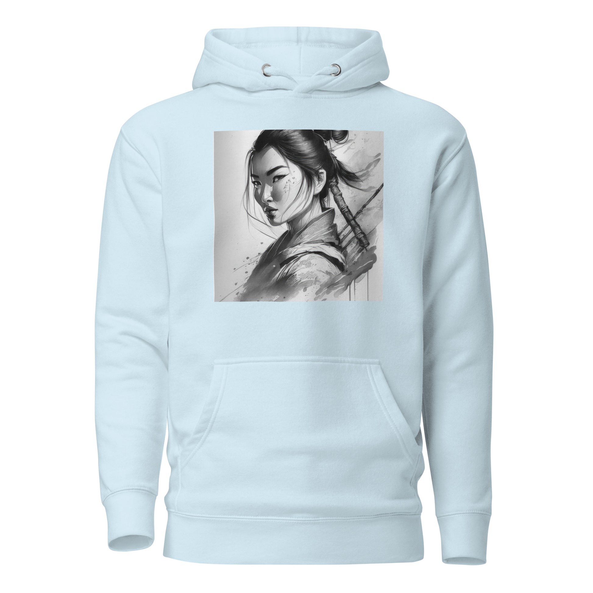 Legendary Mulan Women's Hoodie Sky Blue