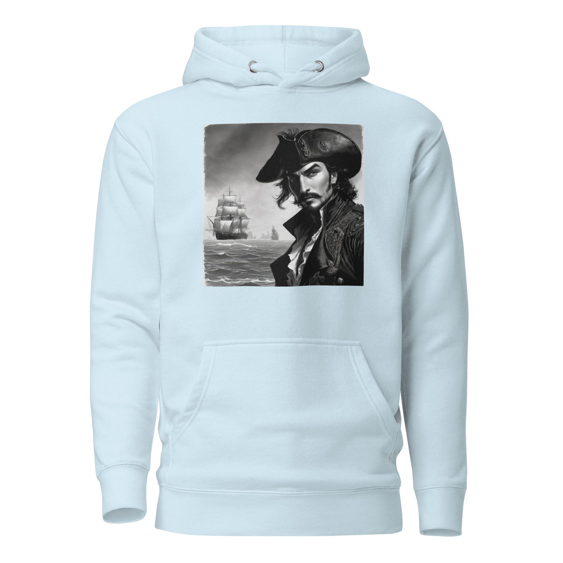 Captain Hook's Gaze Women's Hoodie Sky Blue