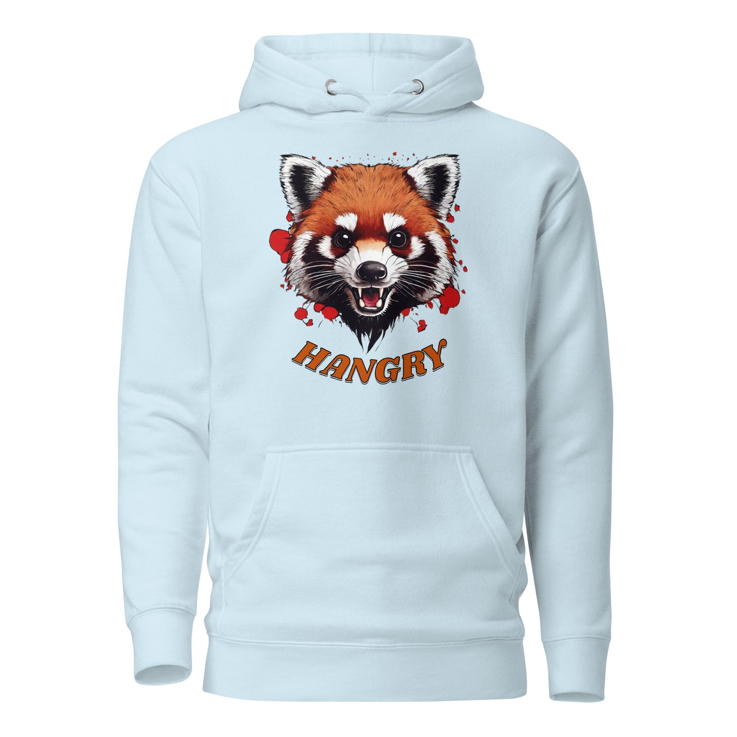 Hangry Women's Funny Hoodie Sky Blue