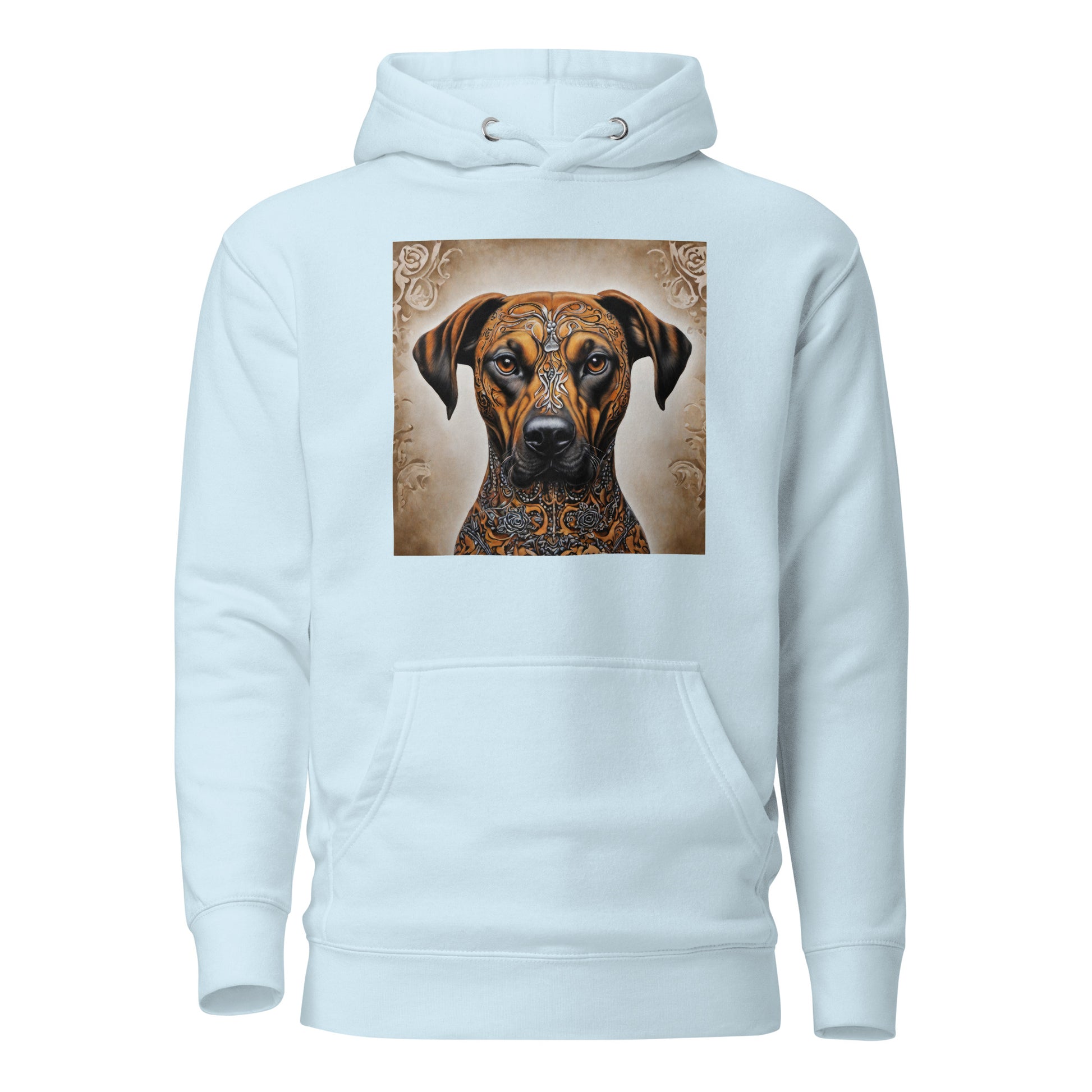 Deocorative Dog Women's Animal Hoodie Sky Blue