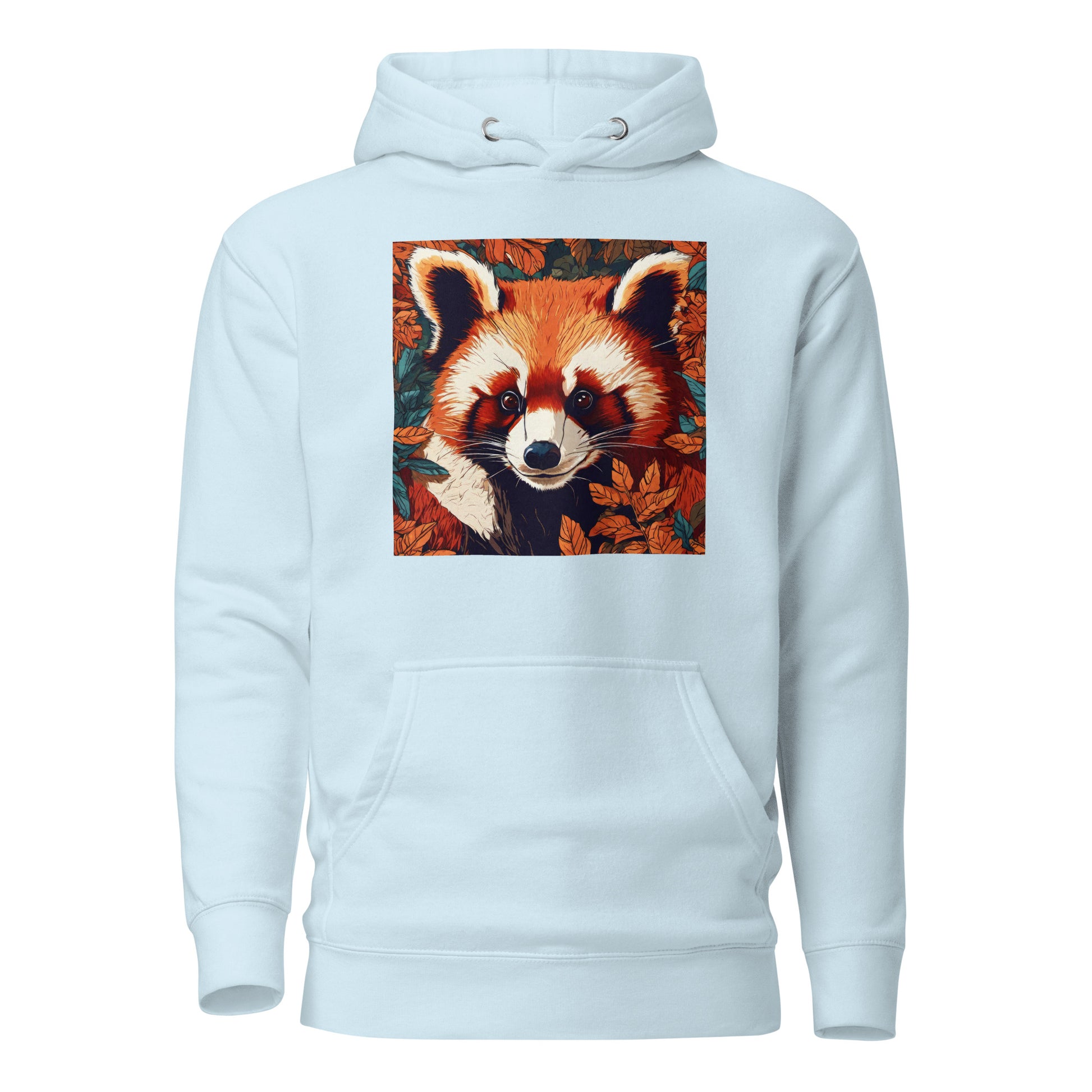 Red Panda Women's Animal Lover Hoodie Sky Blue