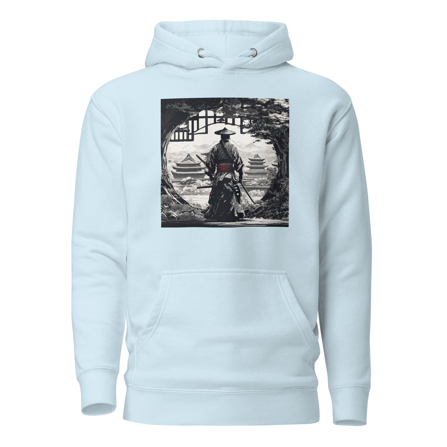 Stoic Samurai Women's Anime Hoodie Sky Blue