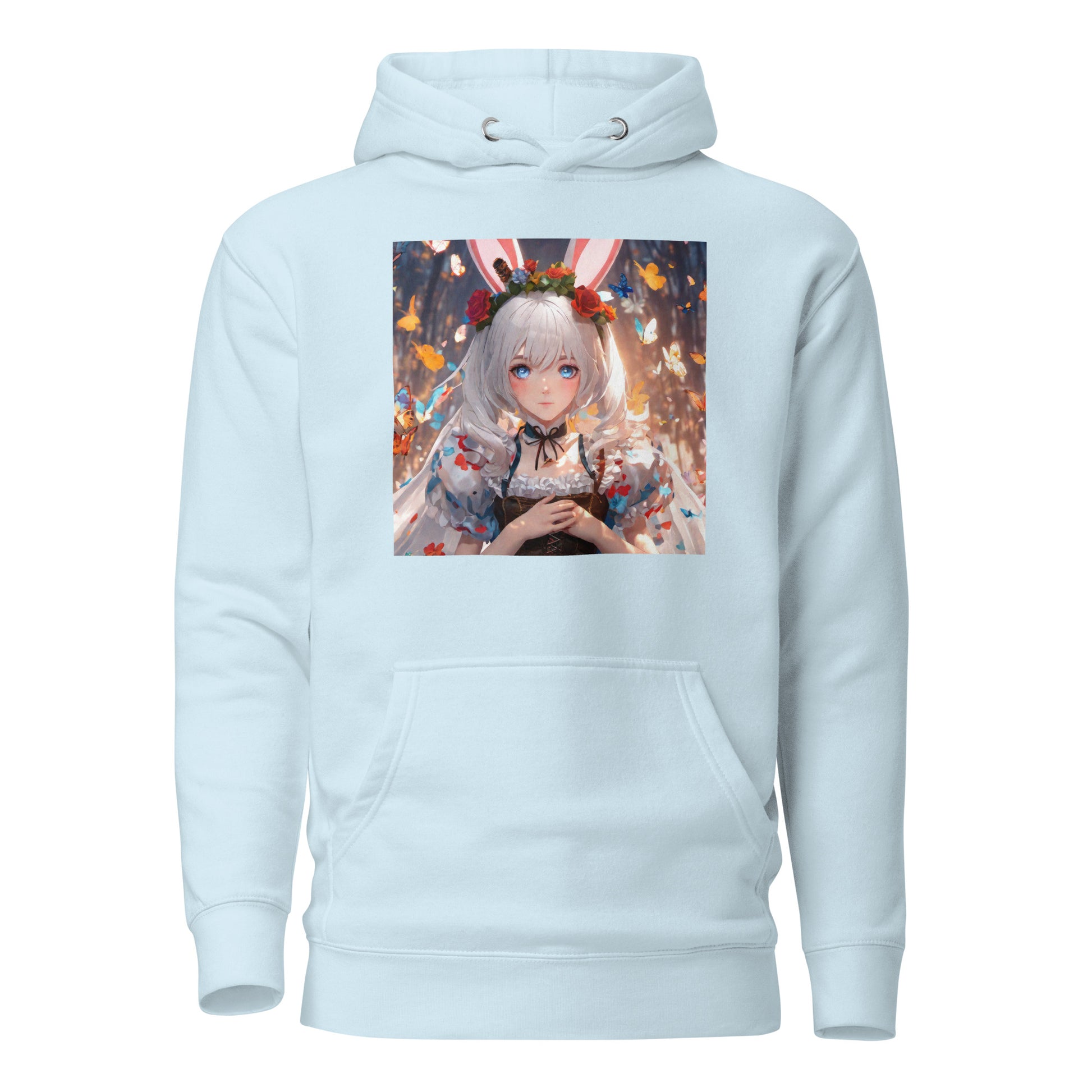 Women's Anime Alice from Alice in Wonderland Hoodie Sky Blue