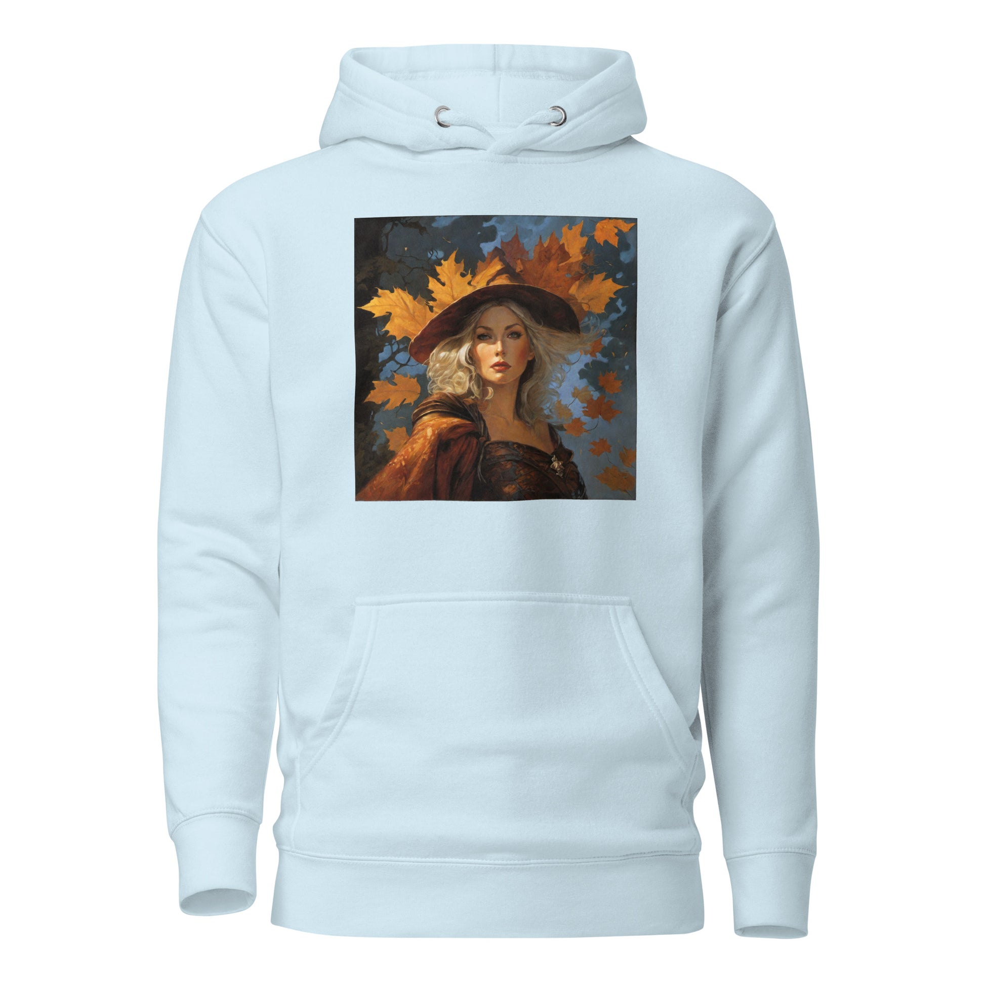 Autumn Queen Women's Fall Hoodie Sky Blue