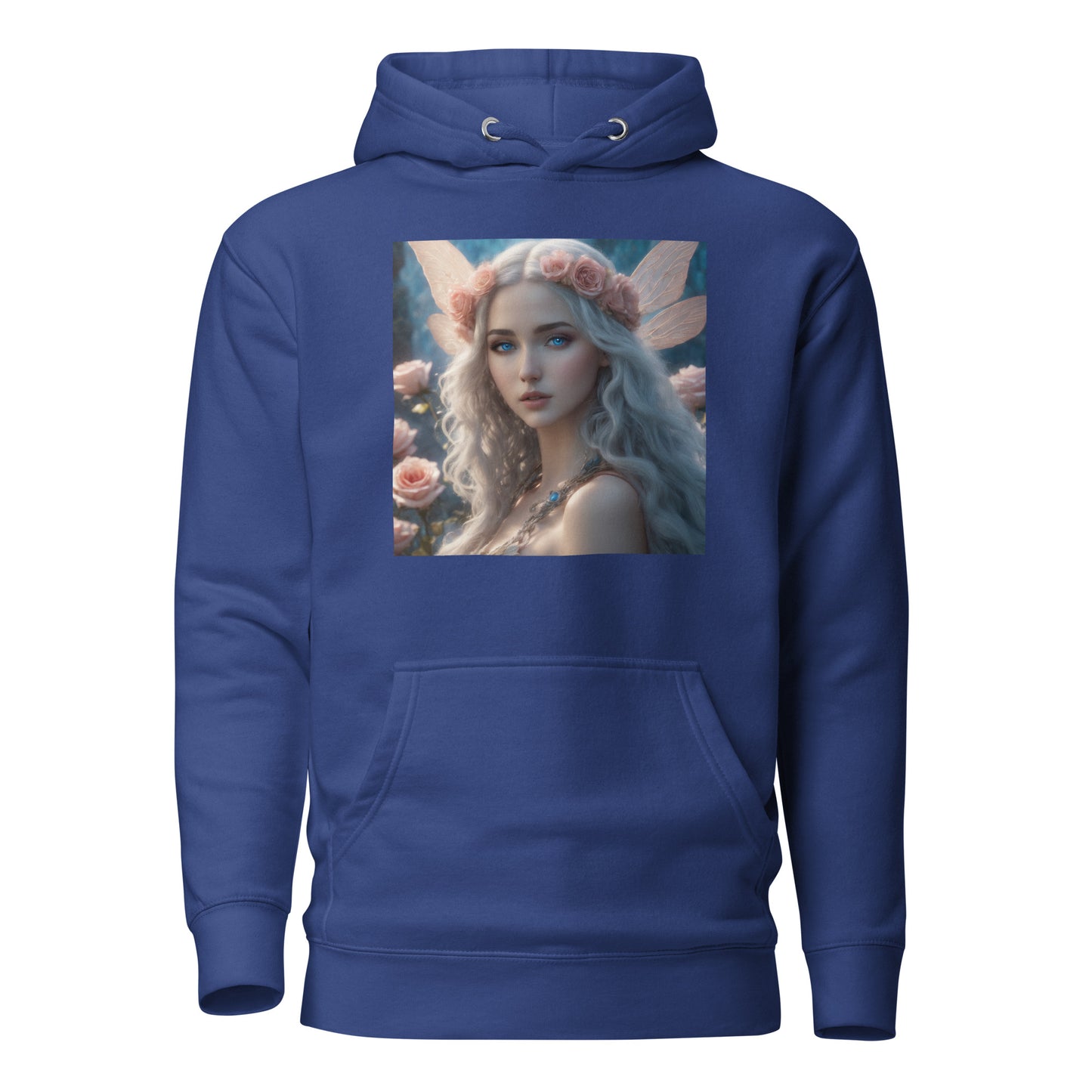 Rose Fairy Women's Fantasy Hoodie Team Royal