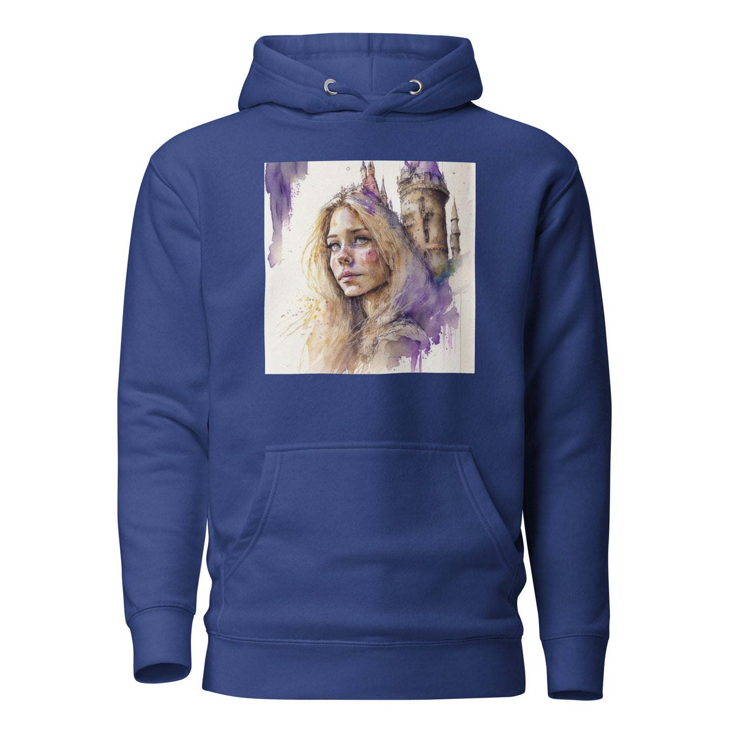 Rapunzel & The Tower Women's Fairy Tale Graphic Hoodie Team Royal