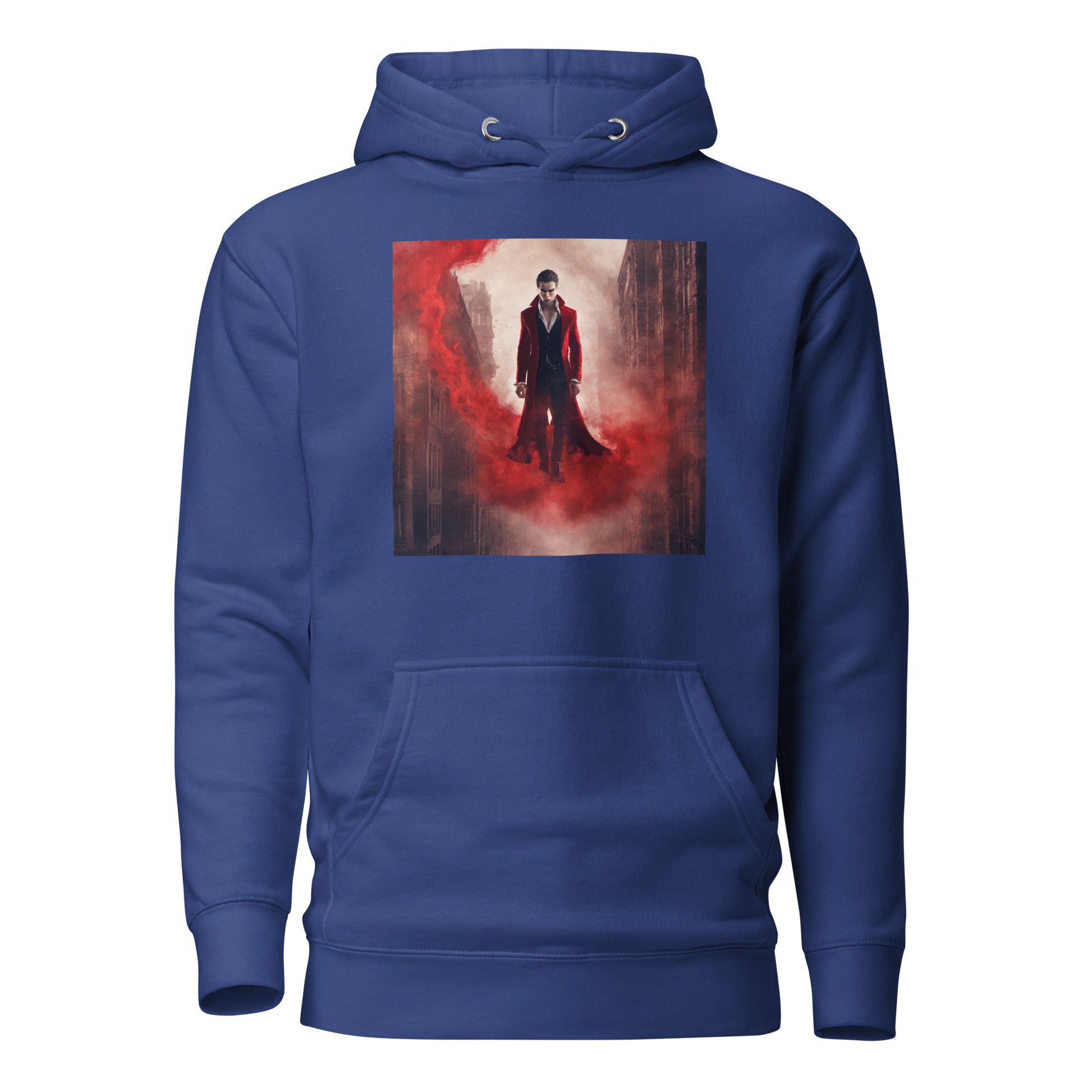 Vampire in Red Haze Women's Graphic Hoodie Team Royal