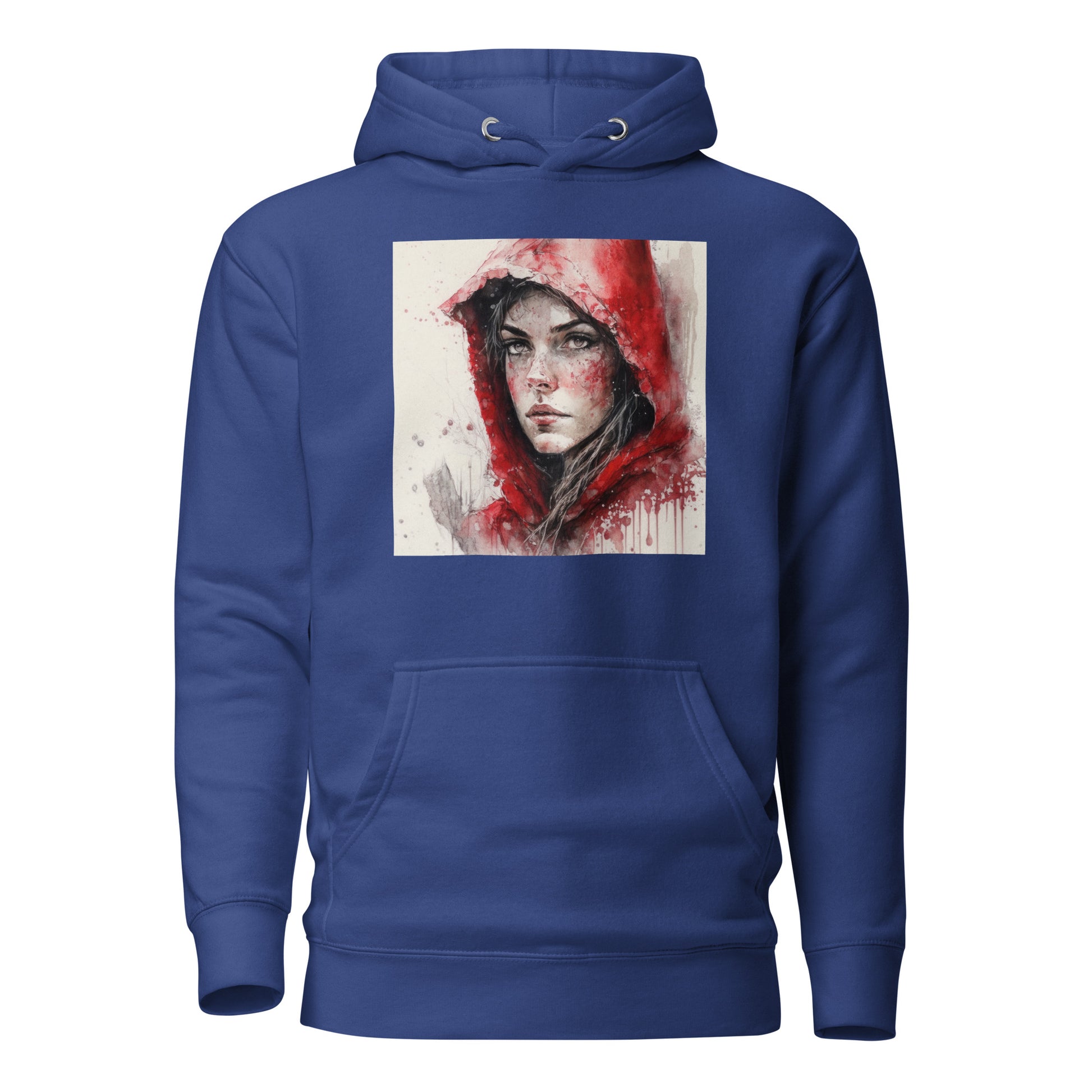 Little Red Riding Hood Portrait Women's Hoodie Team Royal