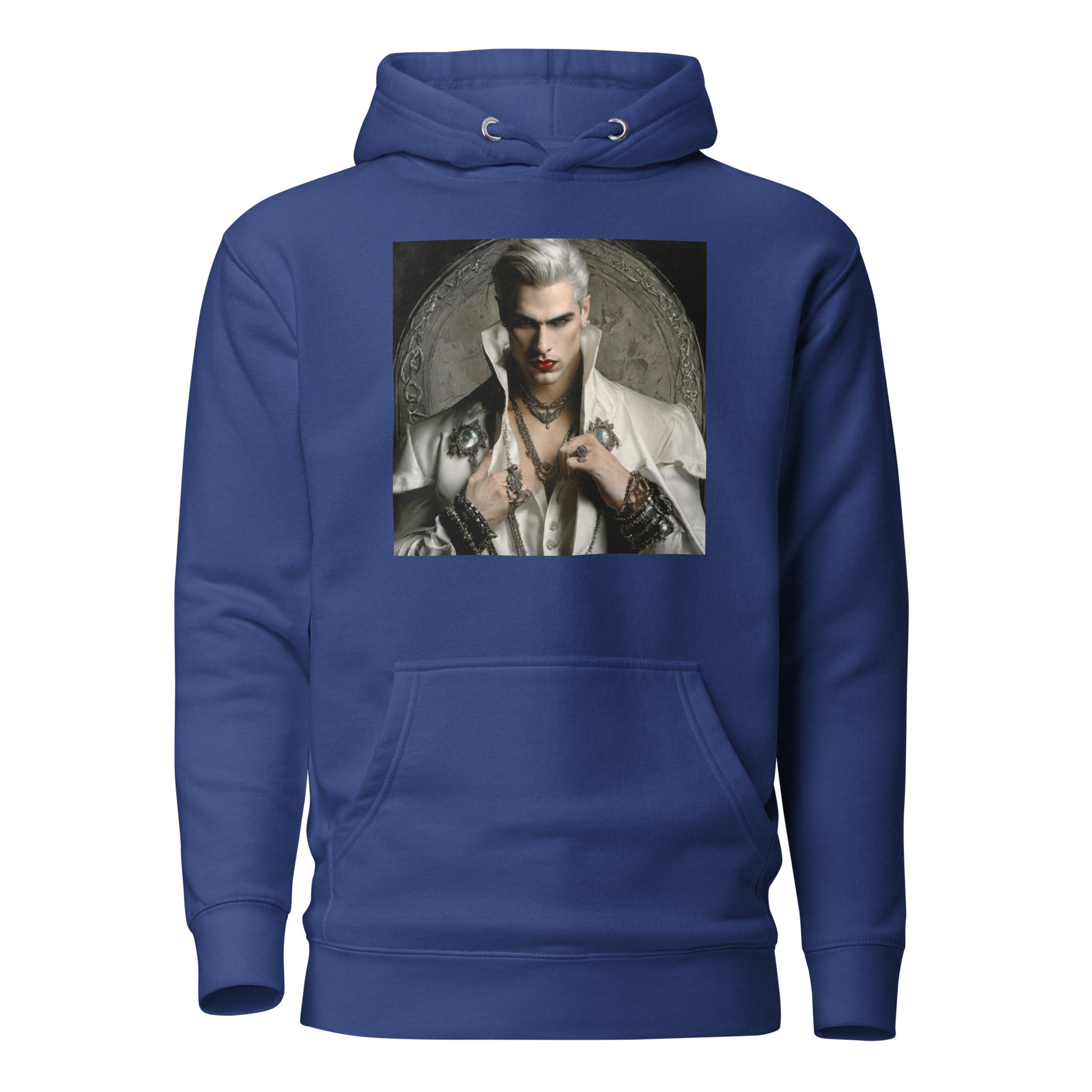 Vampire with Style Women's Graphic Hoodie Team Royal