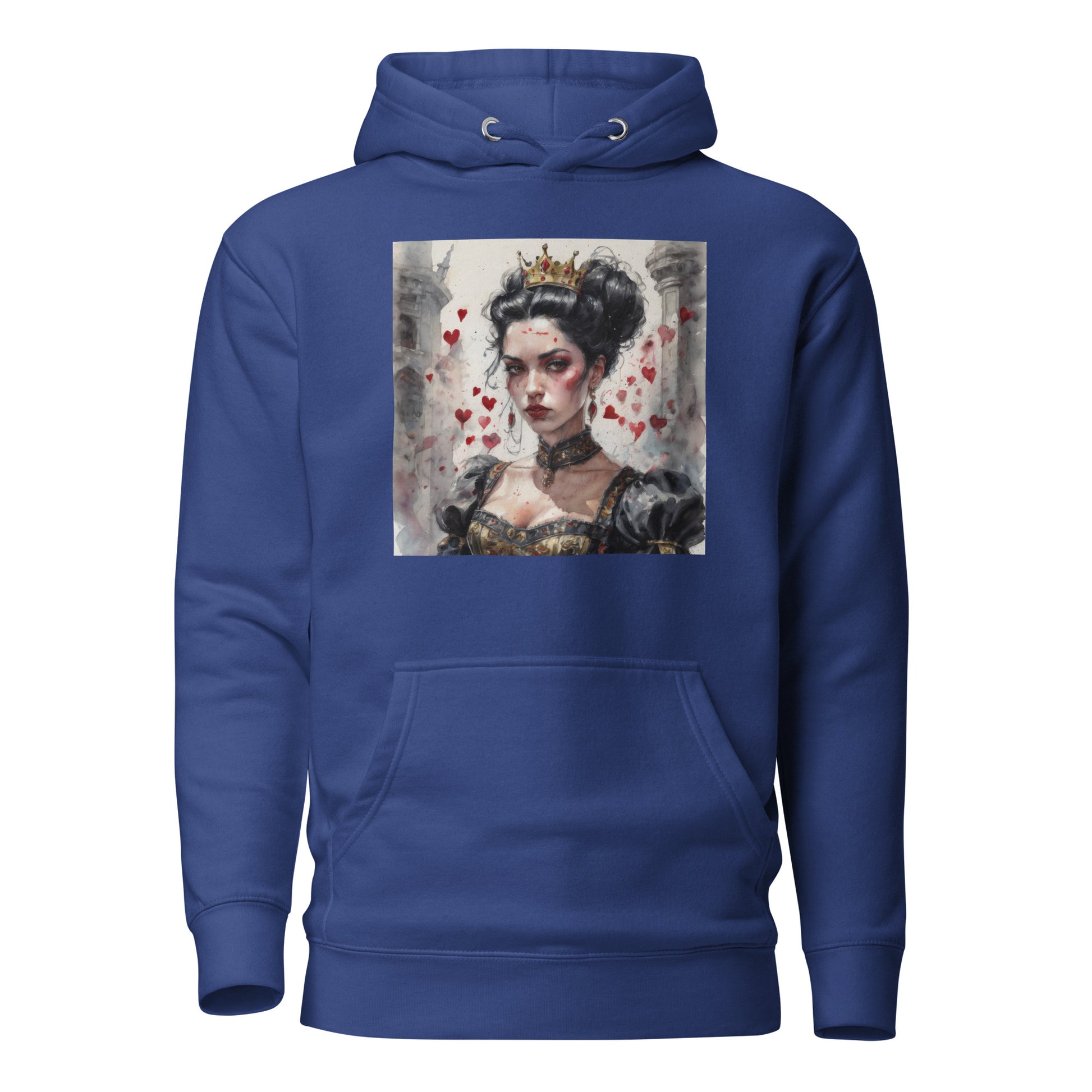 Queen of Hearts Women's Hoodie Team Royal