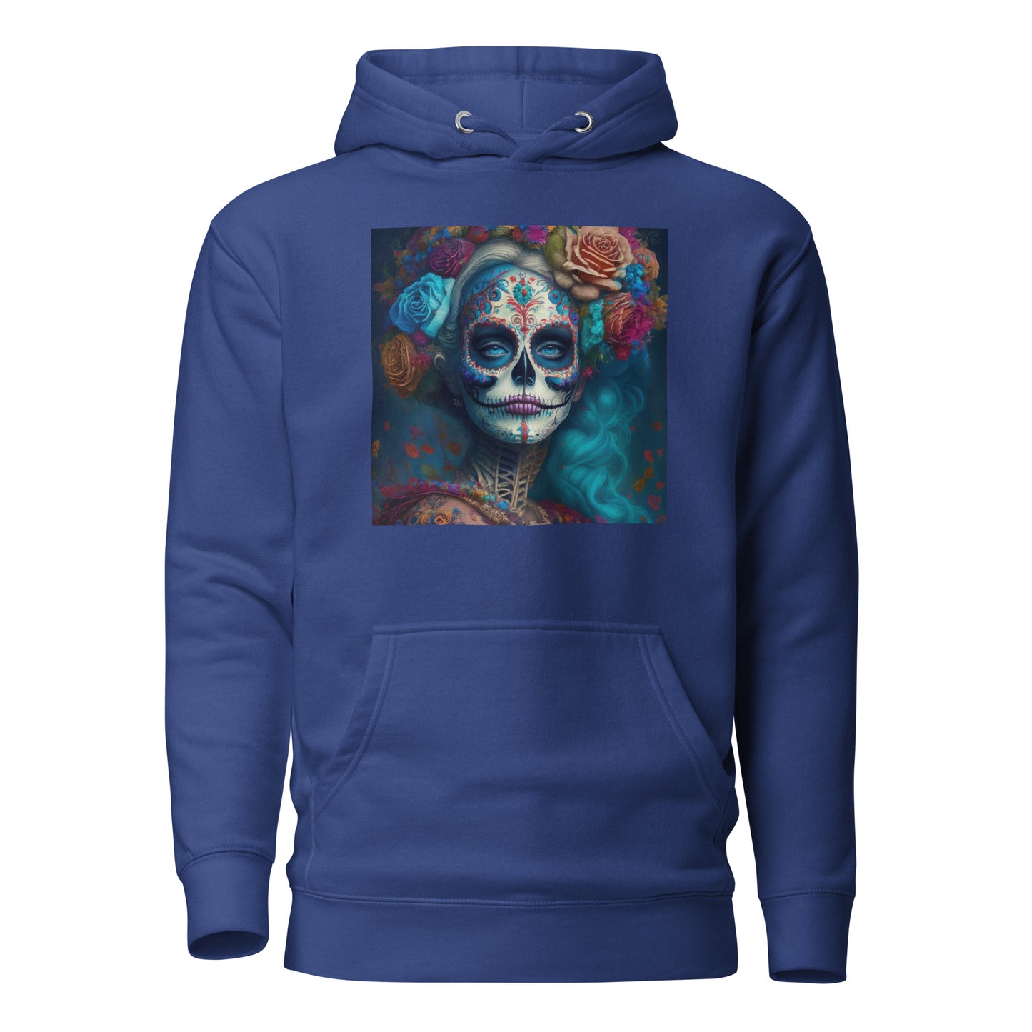 Day of the Dead Makeup Princess Women's Hoodie Team Royal